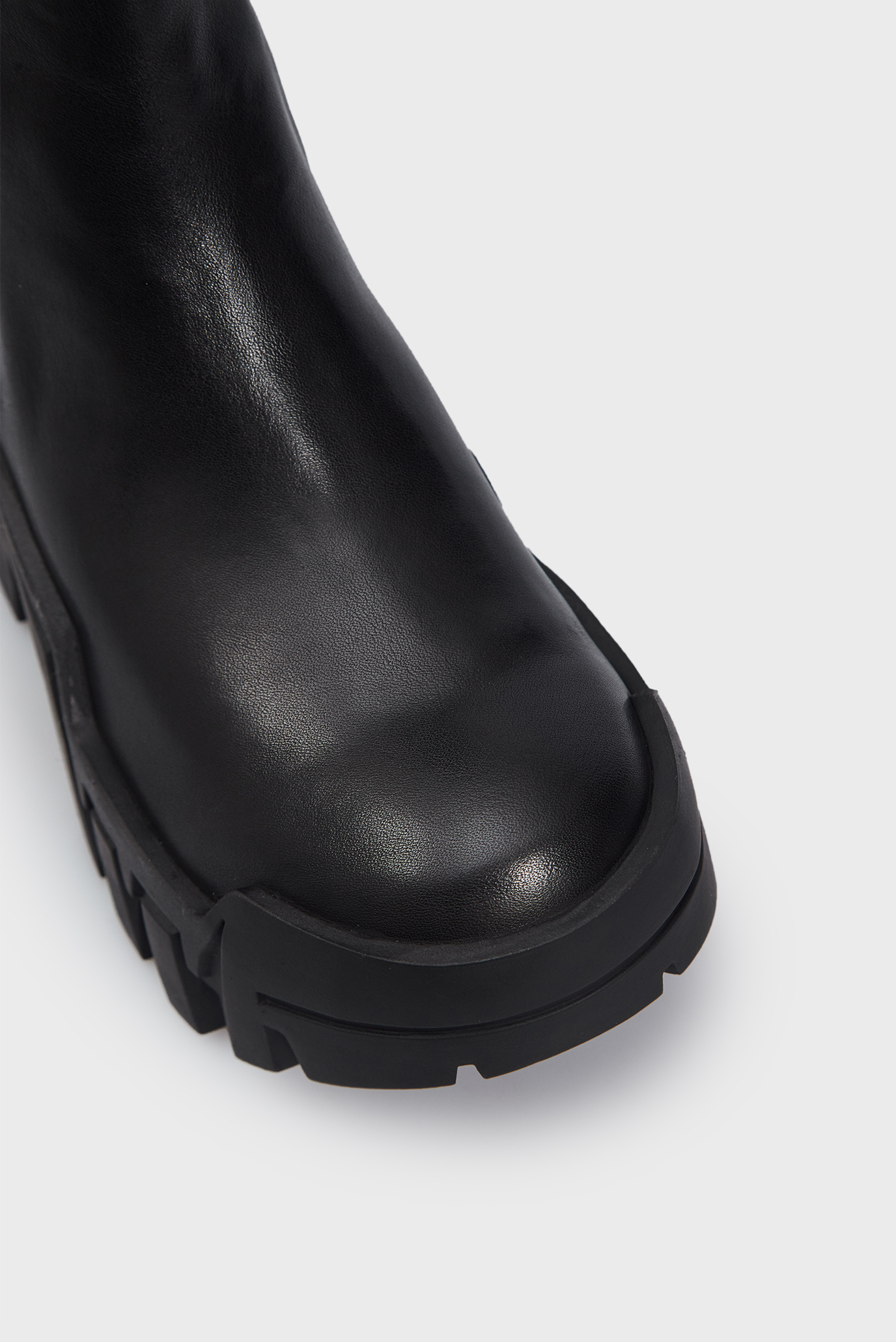 Женские черные кожаные челси Kochia 4