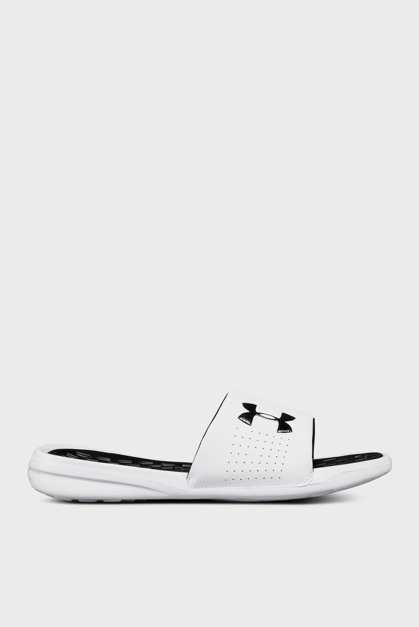 Мужские белые слайдеры UA Playmaker Fix 1