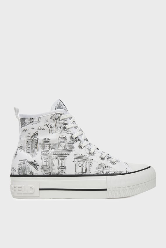 Кеды KAMPUS MAX Jorge Parra Print Hi