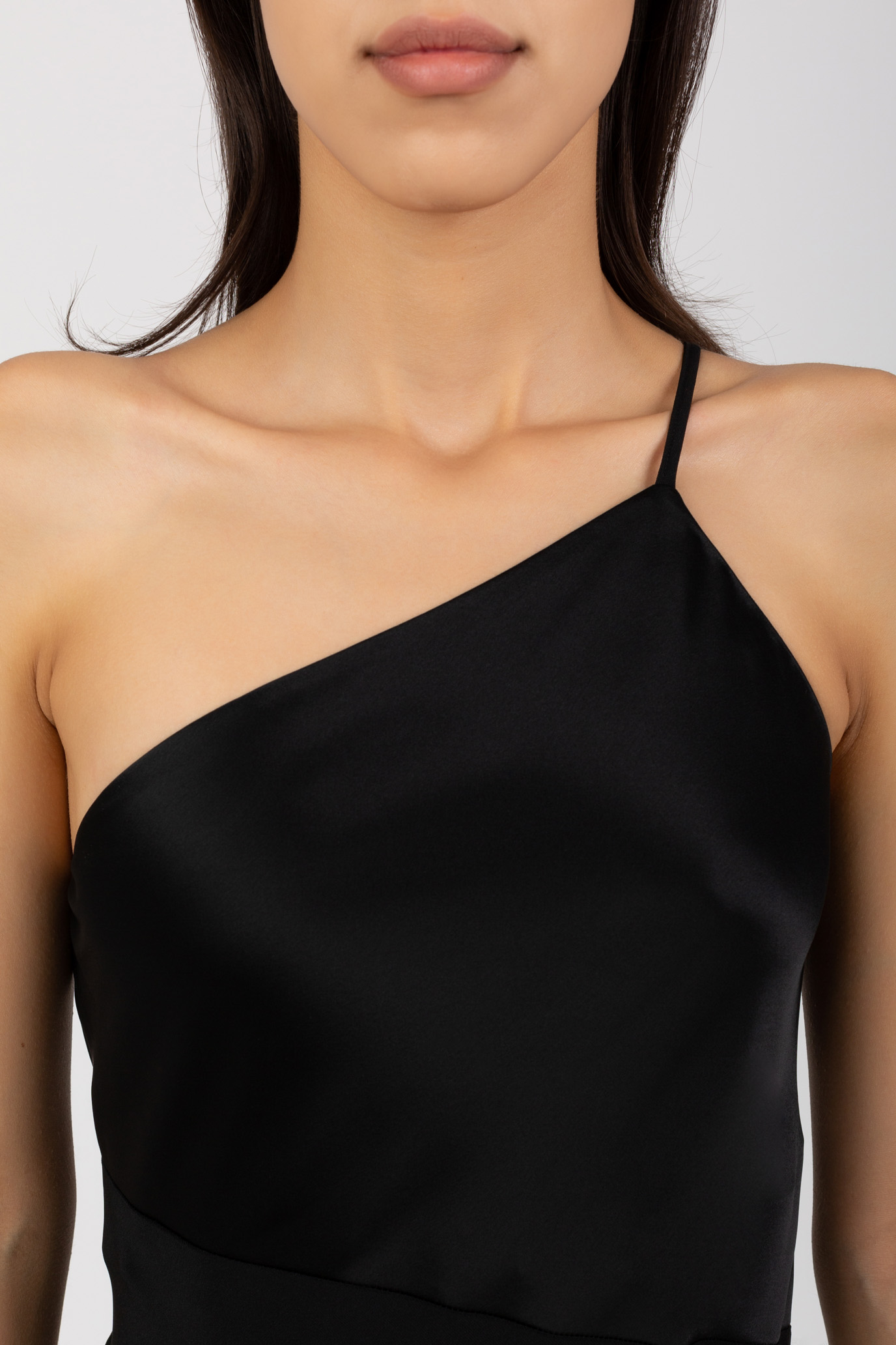 Платье ASYMMETRIC SHINE SLIP DRESS 4