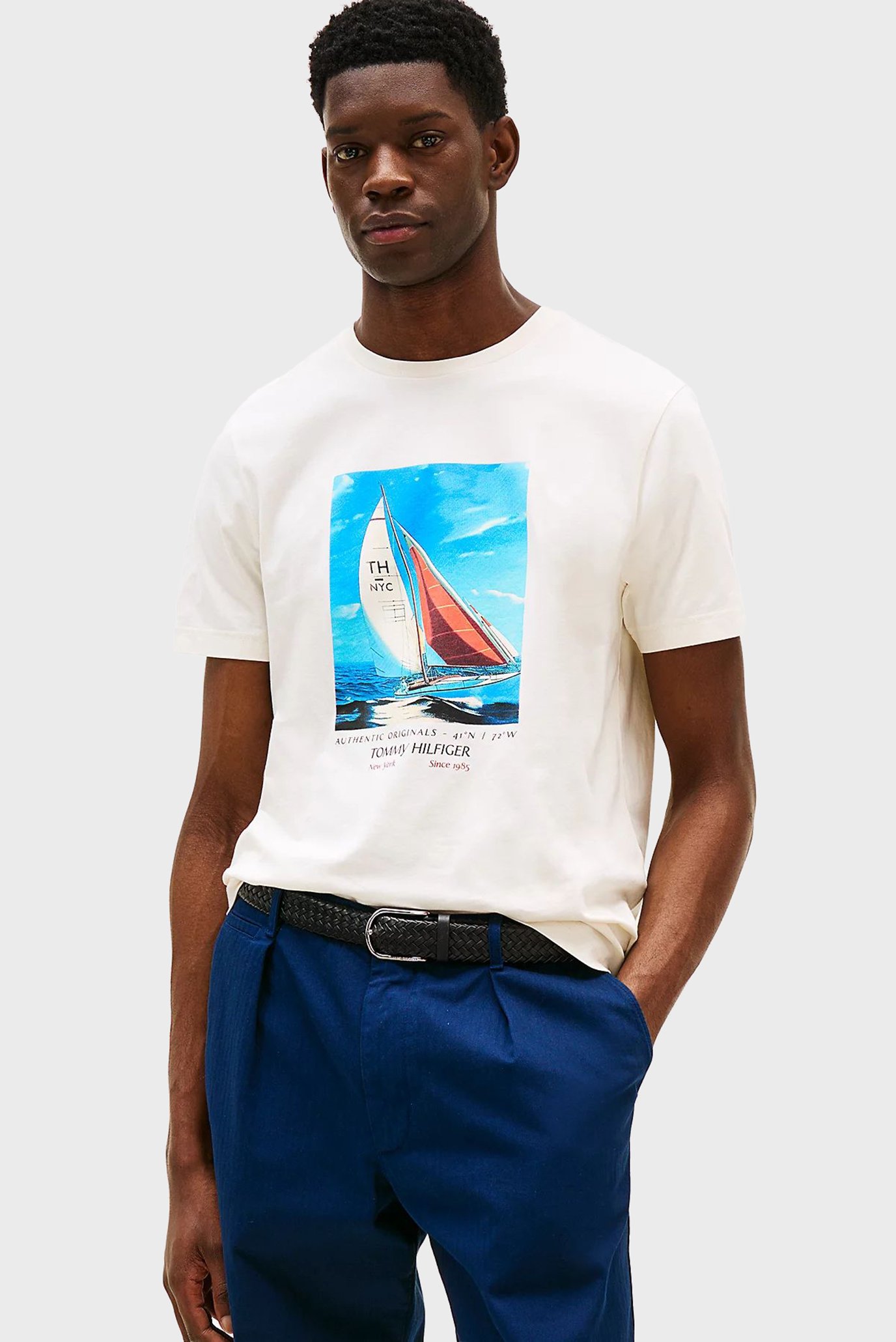 Футболка/HILFIGER COLOR PHOTO PRINT TEE 1