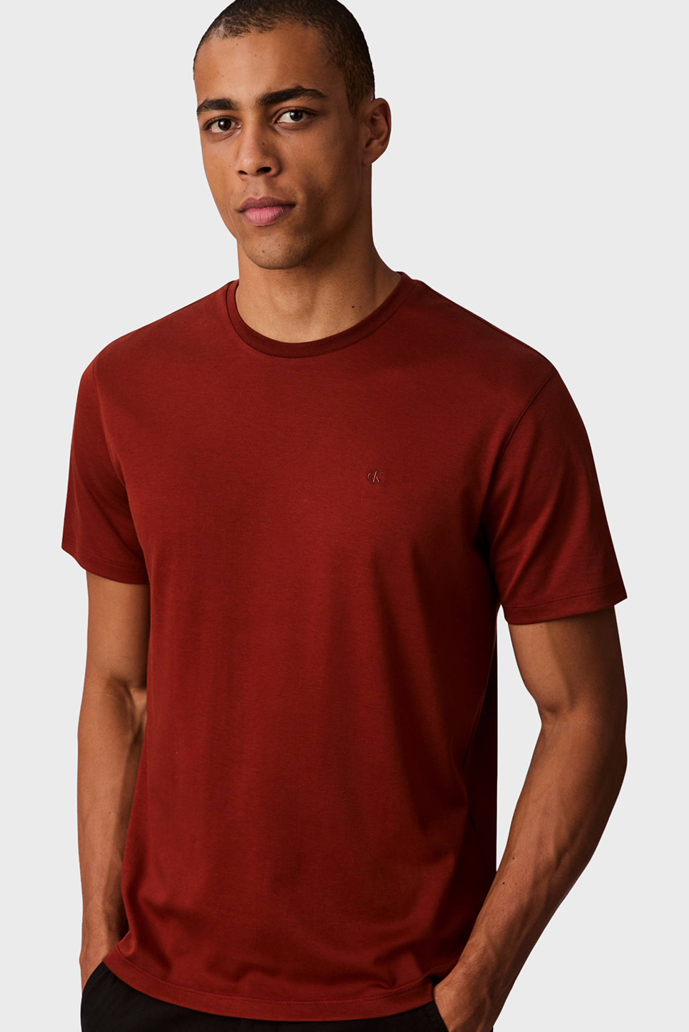 Футболка/SS SUPIMA CHEST EMB CREWNECK TEE 4