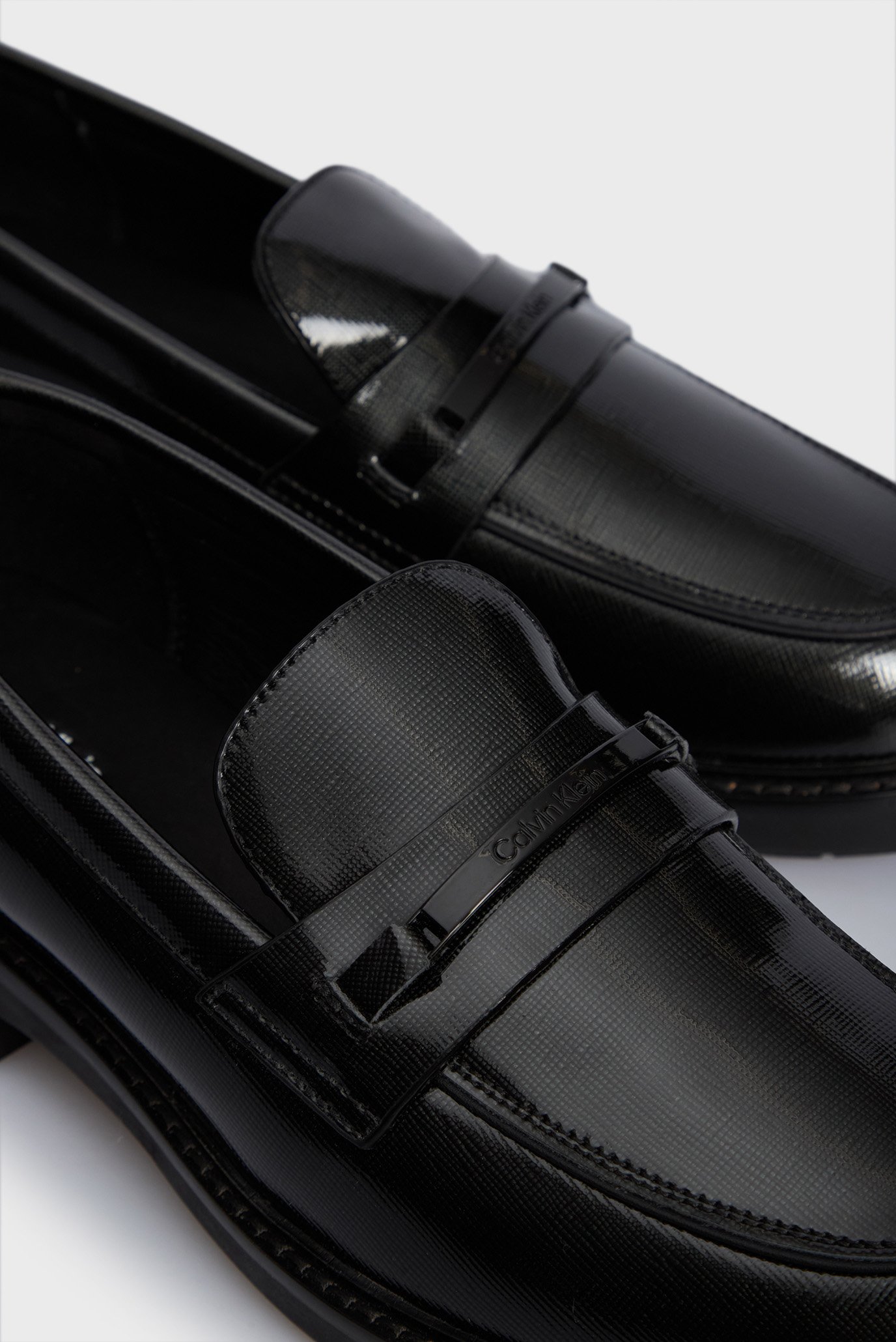 Женские черные кожаные лоферы LOAFER W M BAR SAFF LTH 2