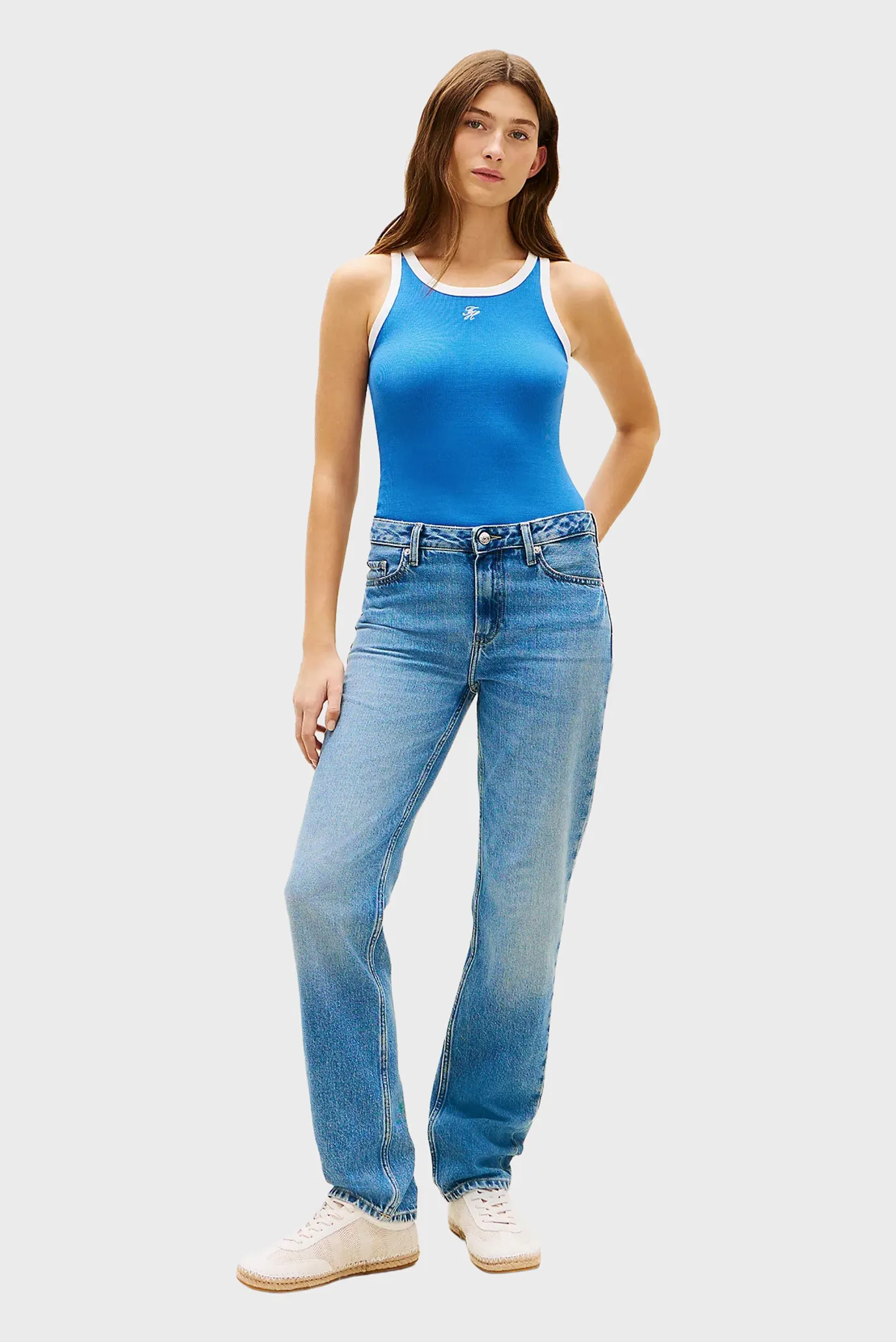 Майка CONTRAST BIND RIB TANK 4