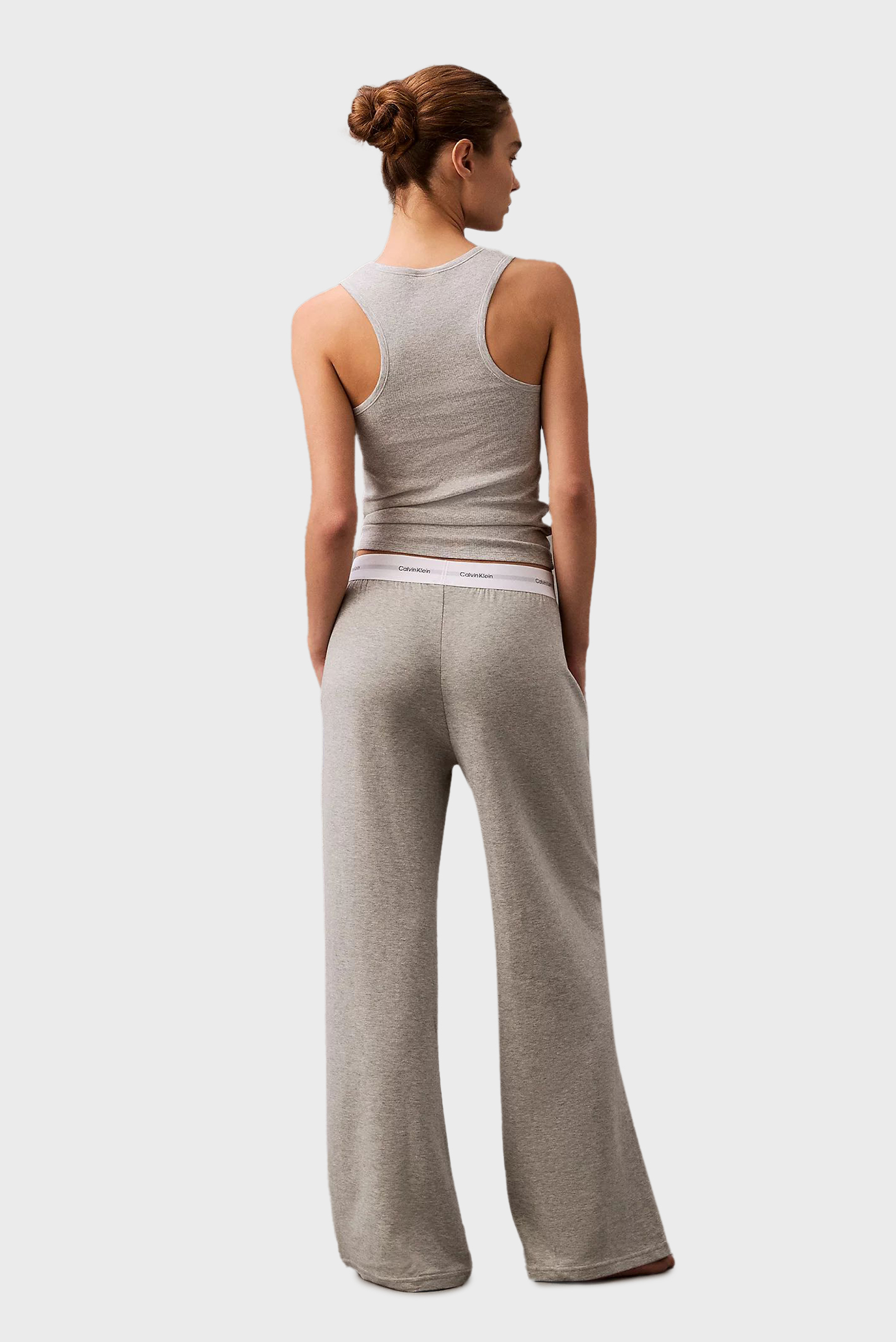 Женские серые брюки WIDE LEG PANT 2