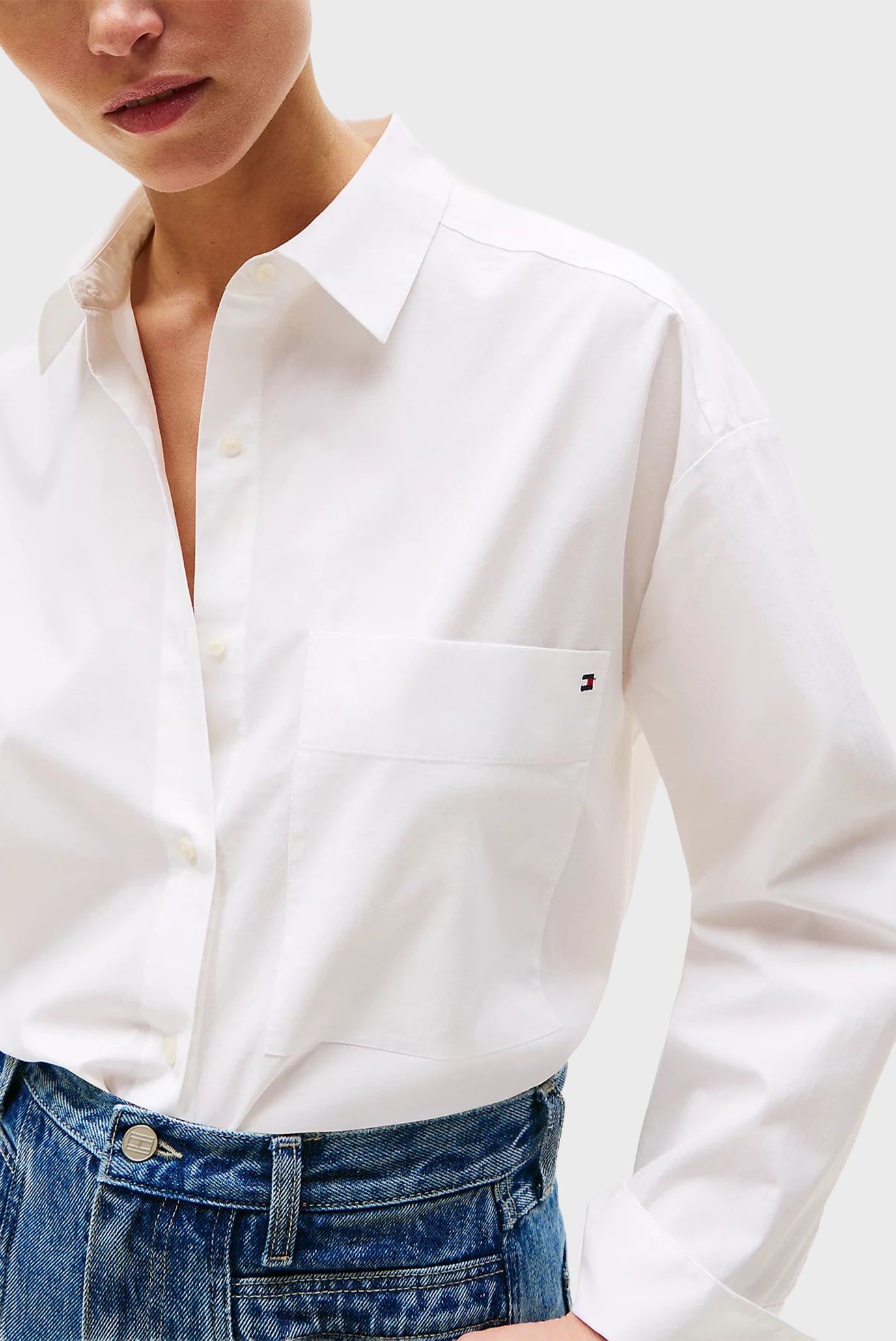 Рубашка/ESS POPLIN NEW EASY SHIRT 4