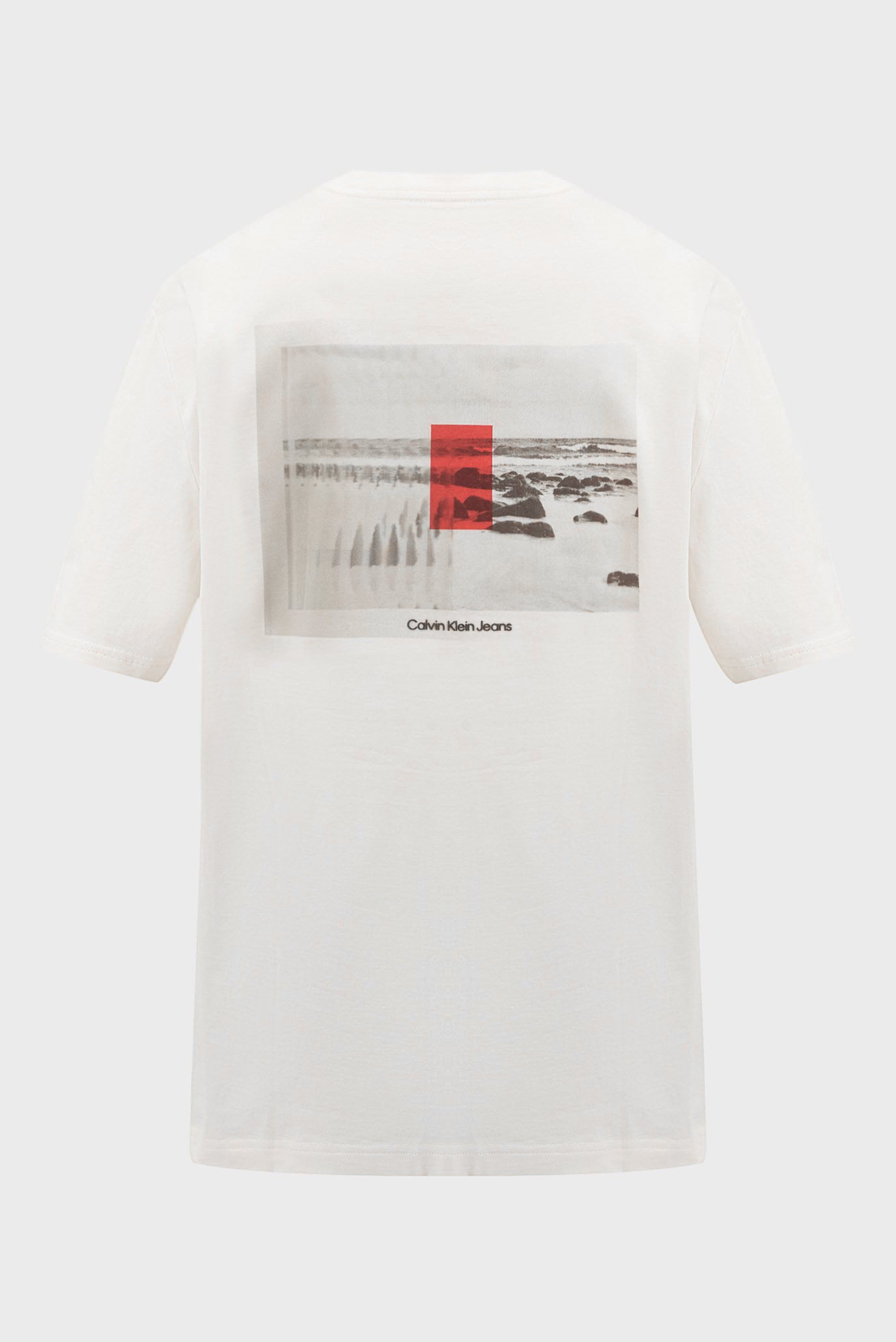 Мужская белая футболка LENTICULAR SHORELINE 5