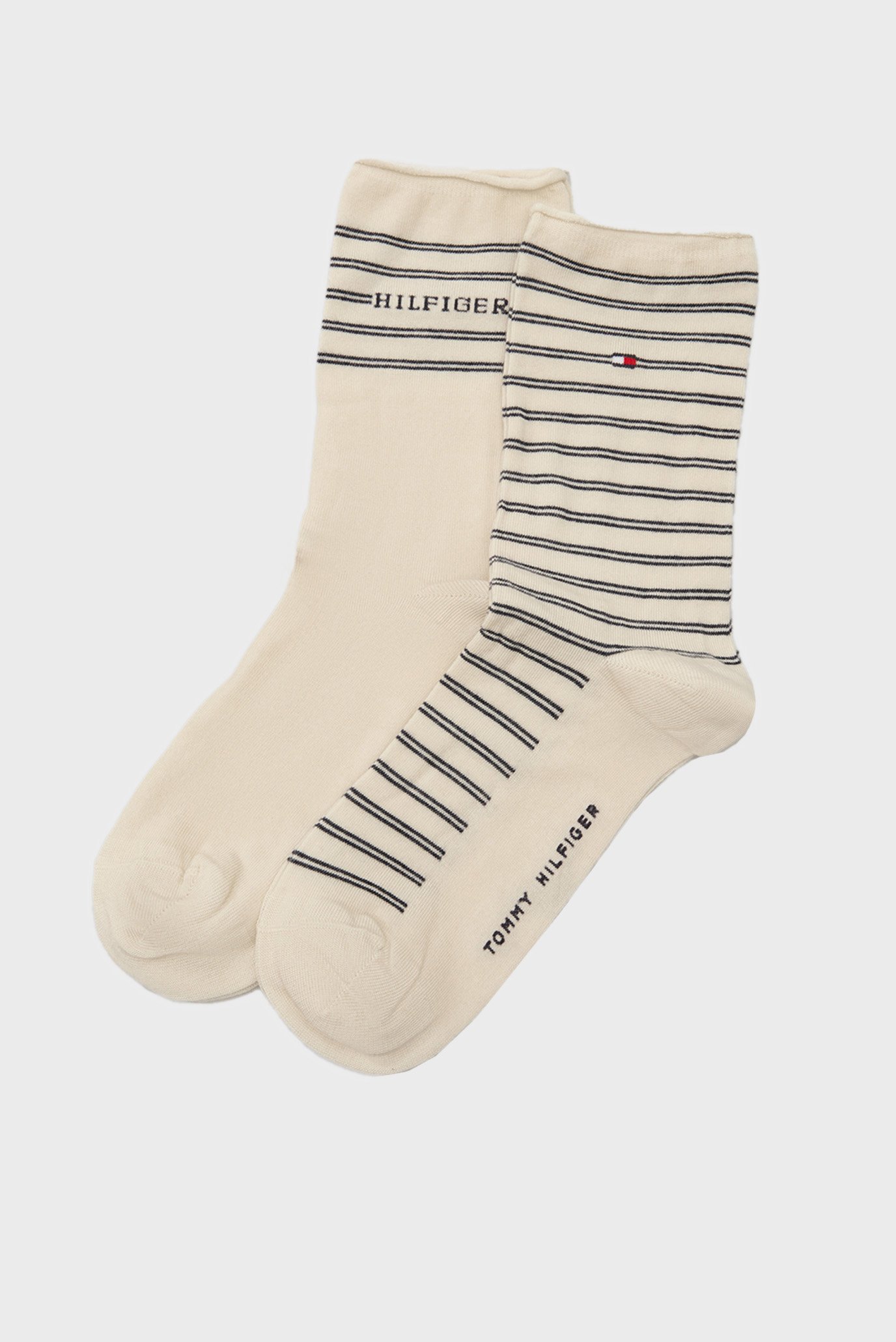 Носки/TH WOMEN  SOCK 2P LOGO STRIPE 1