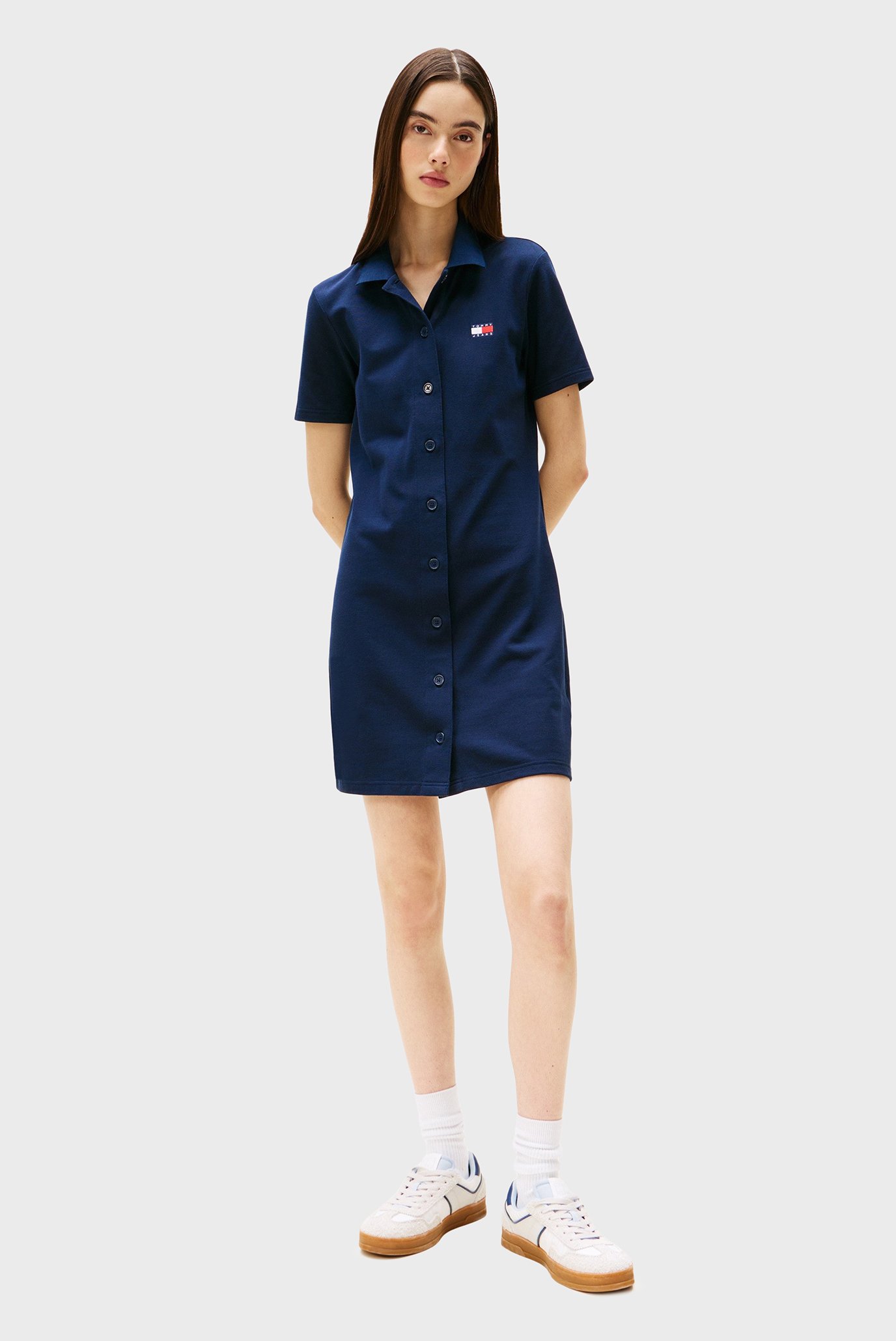 Платье/TJW BADGE PIQUE POLO 1