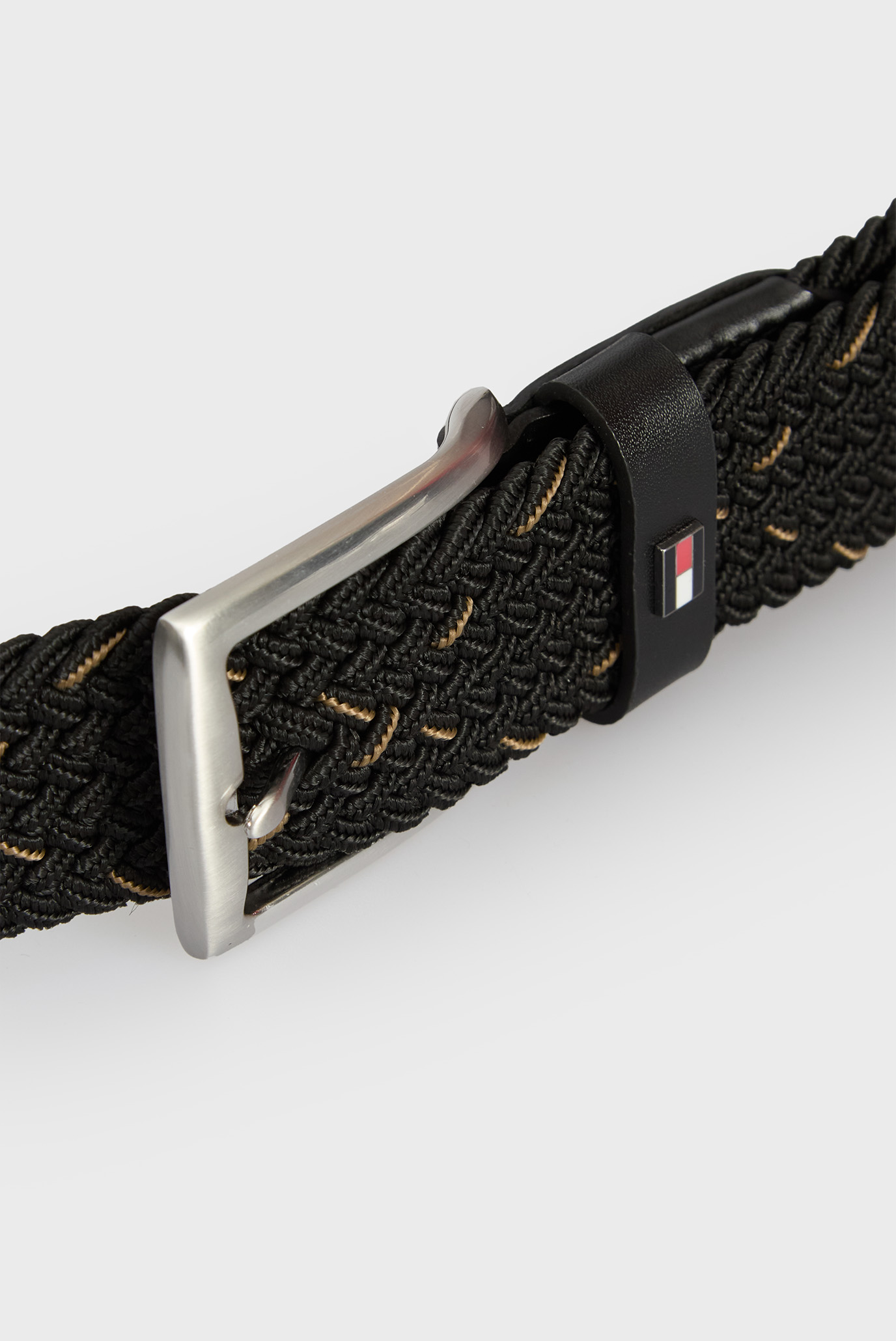 Мужской черный ремень DENTON ELASTIC 2