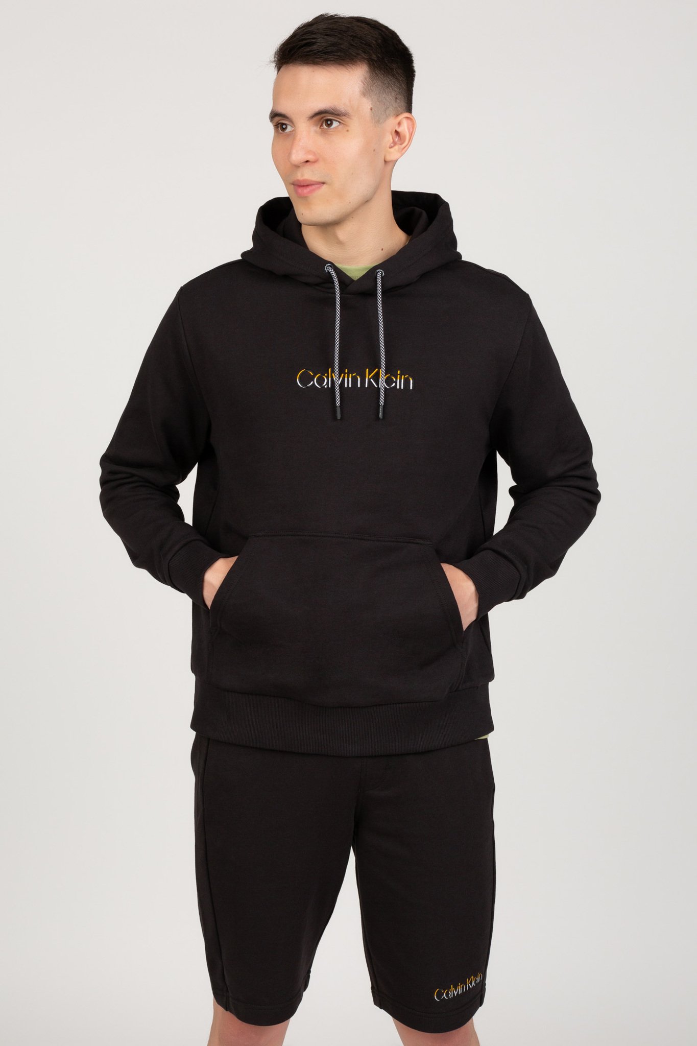 Calvin klein 2024 multi logo hoodie