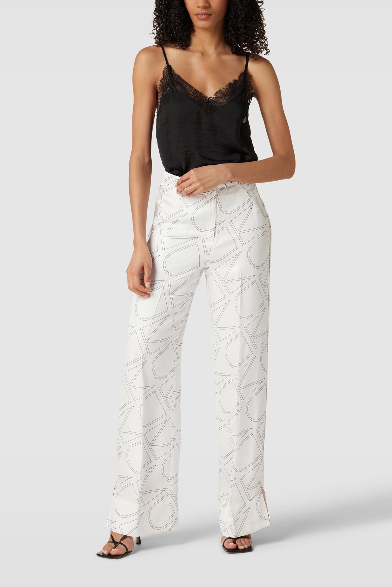 Брюки MONOGRAM WIDE LEG PANT 3