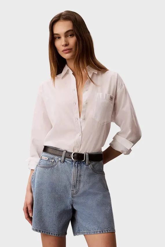 Шорты HI RISE A-LINE SHORT COASTAL LIG Calvin Klein Jeans