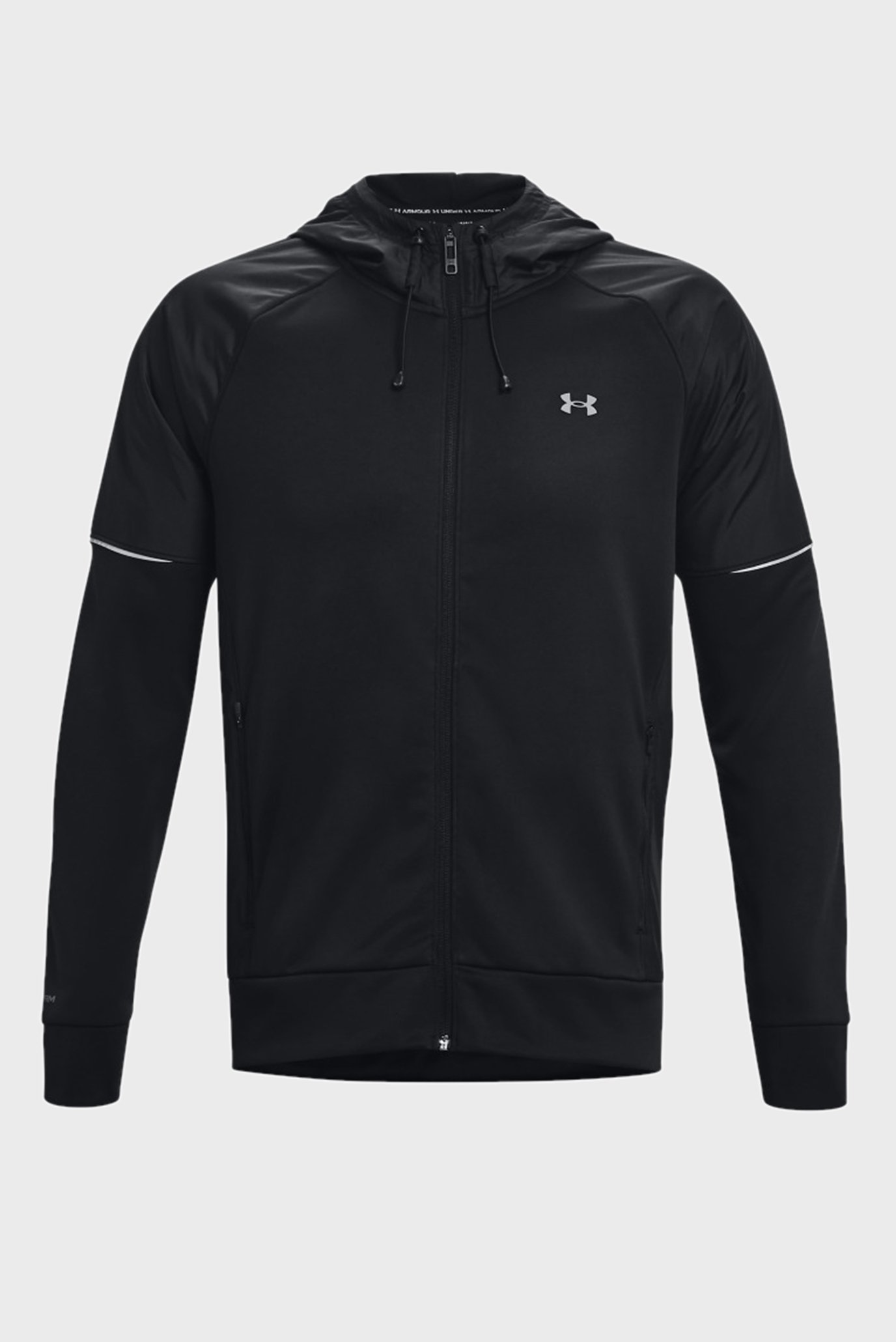 Мужское черное худи UA AF Storm FZ HoodieUnder Armour Мужское черное худи UA AF Storm FZ Hoodie 5
