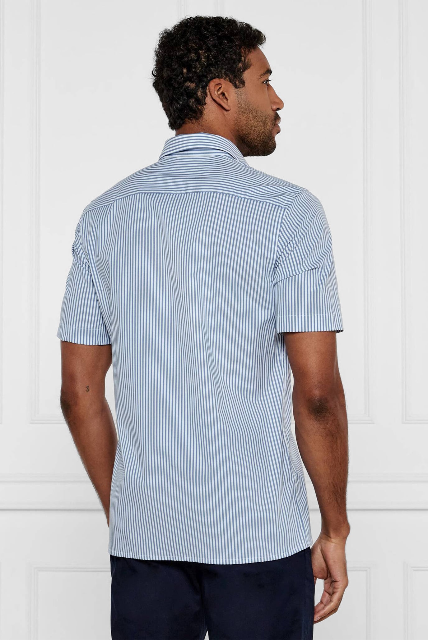 Рубашка с коротким рукавом POPLIN STRIPE S S SHIRT 3