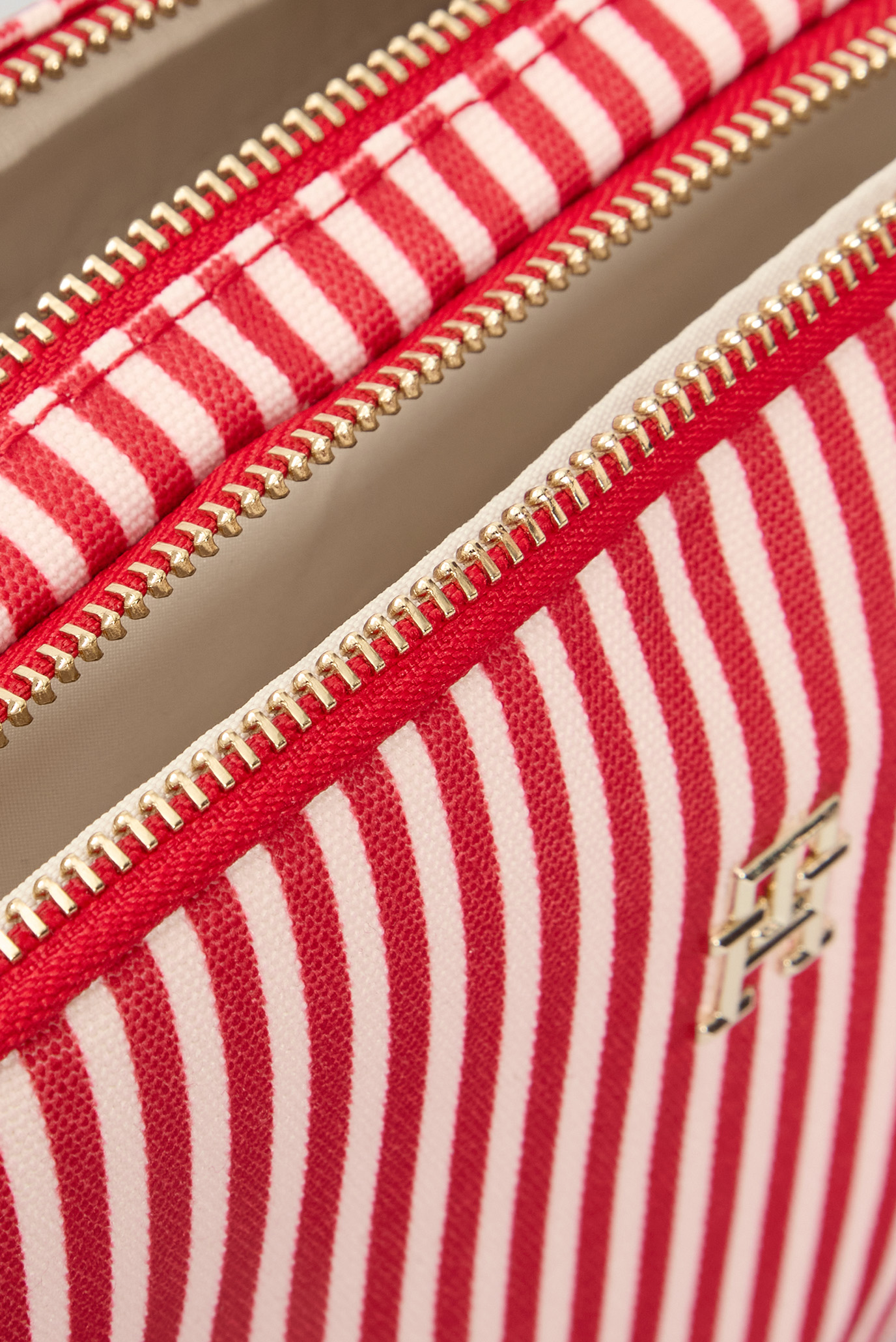 Женская красная сумка в полоску POPPY SUMMER CAMERA BAG 2