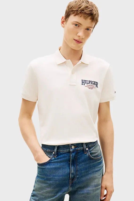 Поло LEFT CHEST GRAPHIC REG POLO Tommy Hilfiger