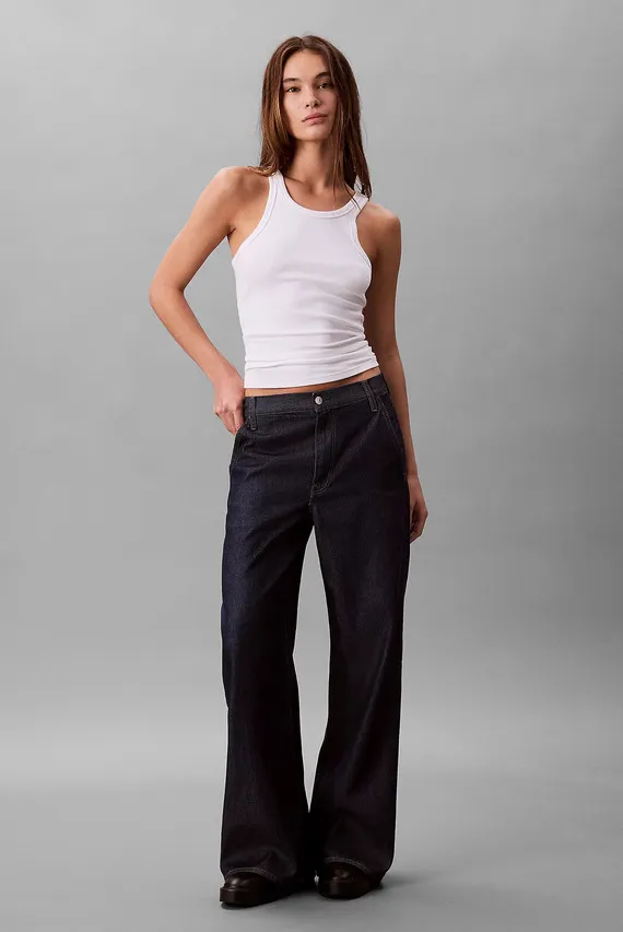 Джинсы TENCEL ULTRA HIGH WIDE LEG CLEAN Calvin Klein