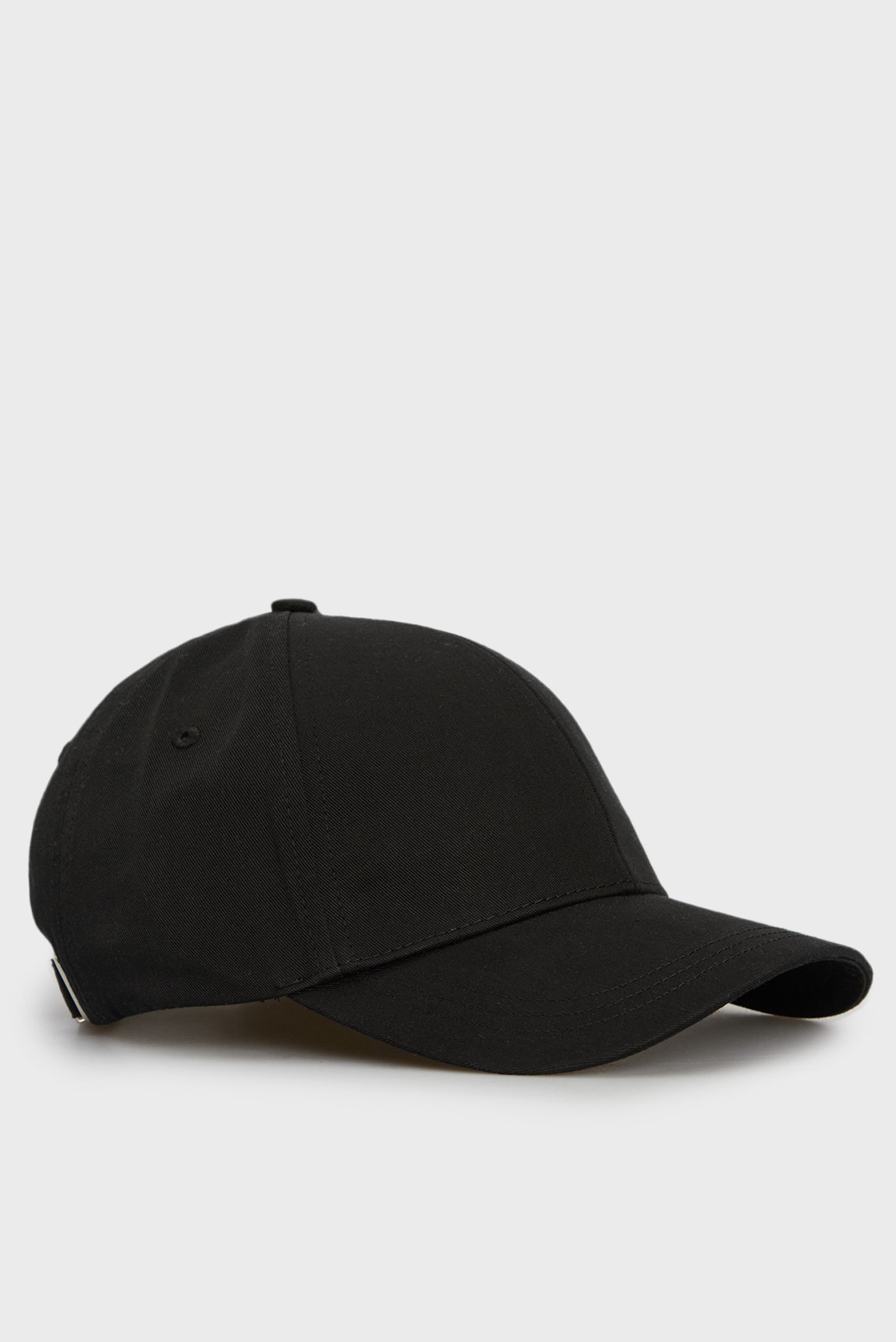 Женская черная кепка CK METAL COTTON CAP 1