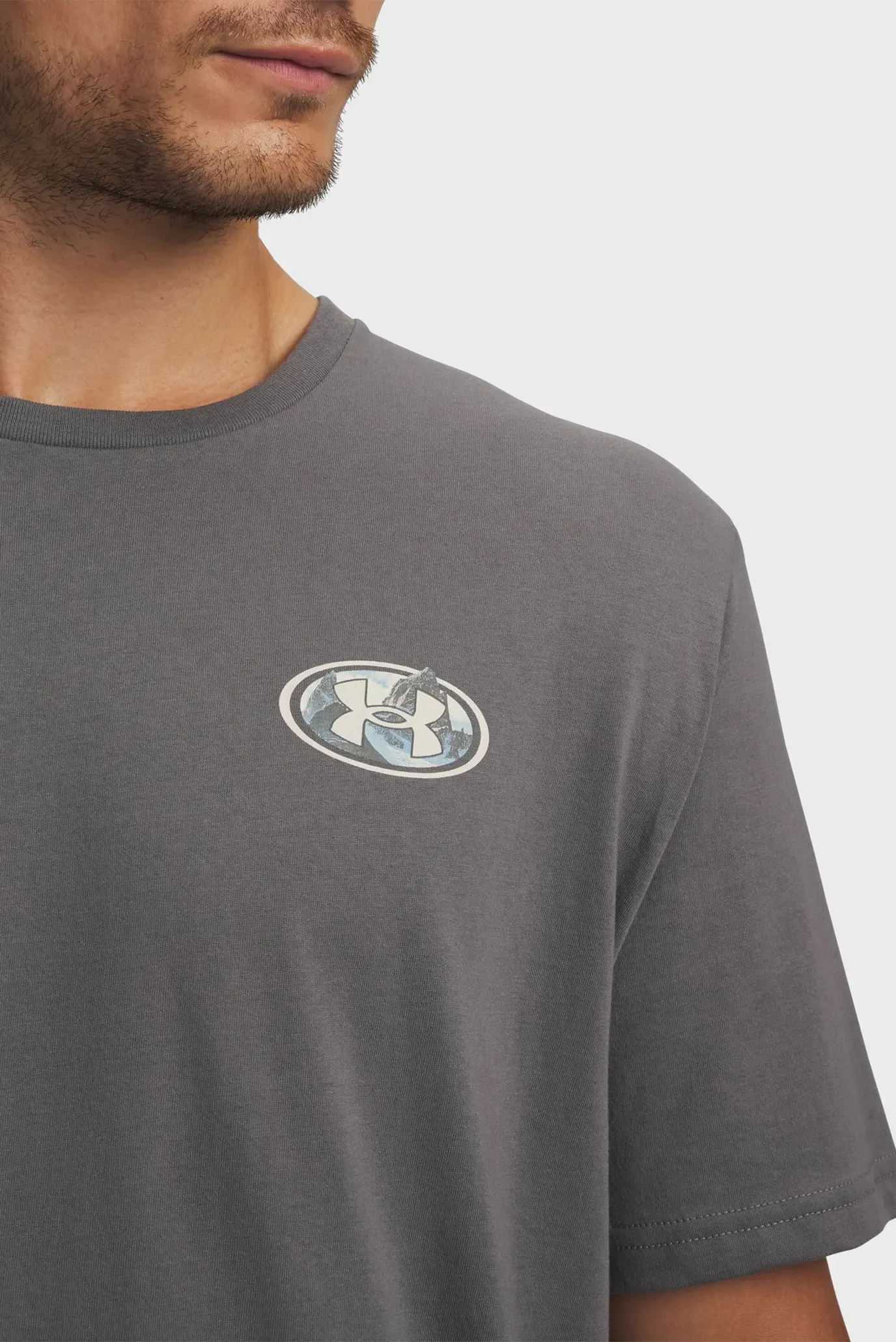 Футболка UA M MOUNTAIN PHOTOREAL SS-GRN 2