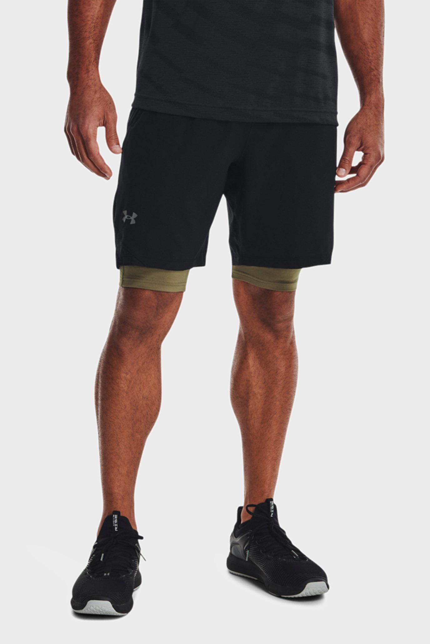 Мужские черные шорты UA Vanish Woven 8in Shorts 1