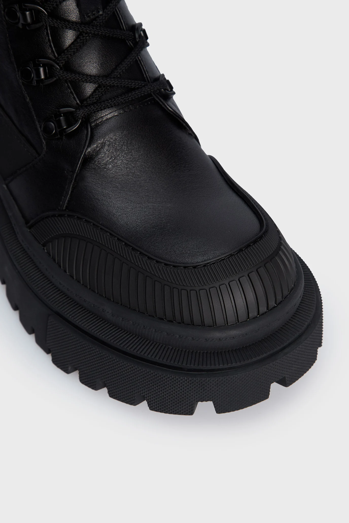 Женские черные кожаные хайкеры Hayley 4