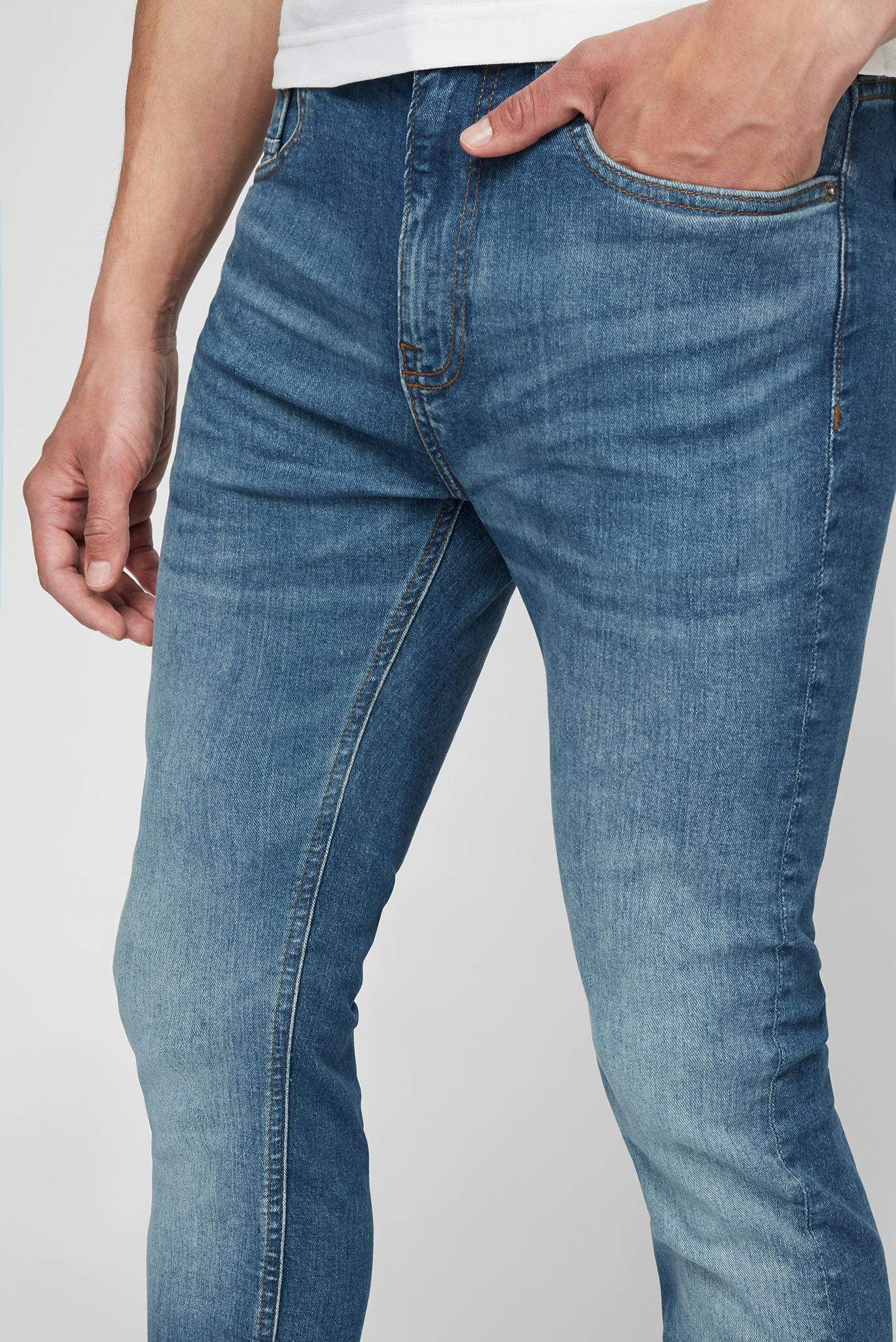 Мужские синие джинсы WCC BLEECKER PSTR HINTON BLUE 7