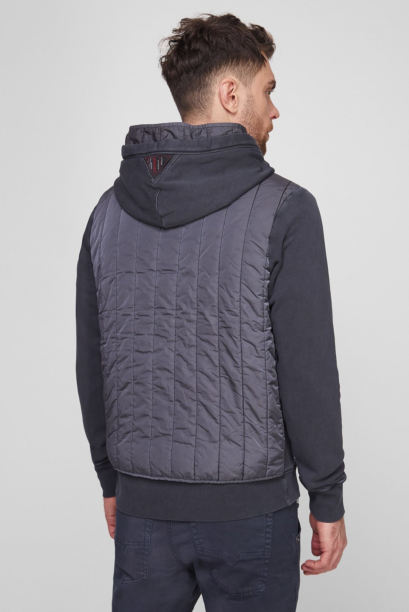 Мужское серое худи J-VESTOL 4