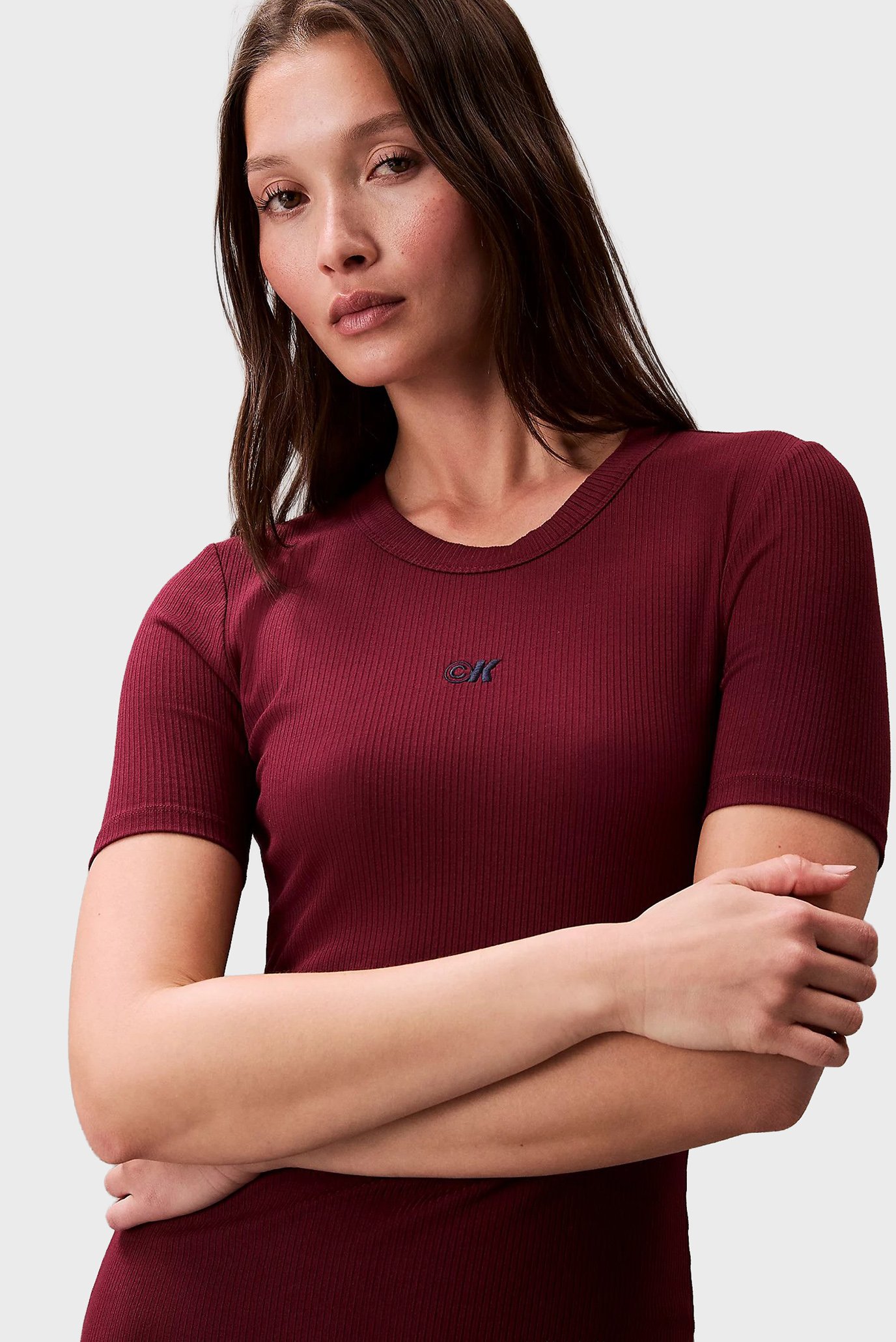 Платье A - MODAL RIB SS DRESS 4