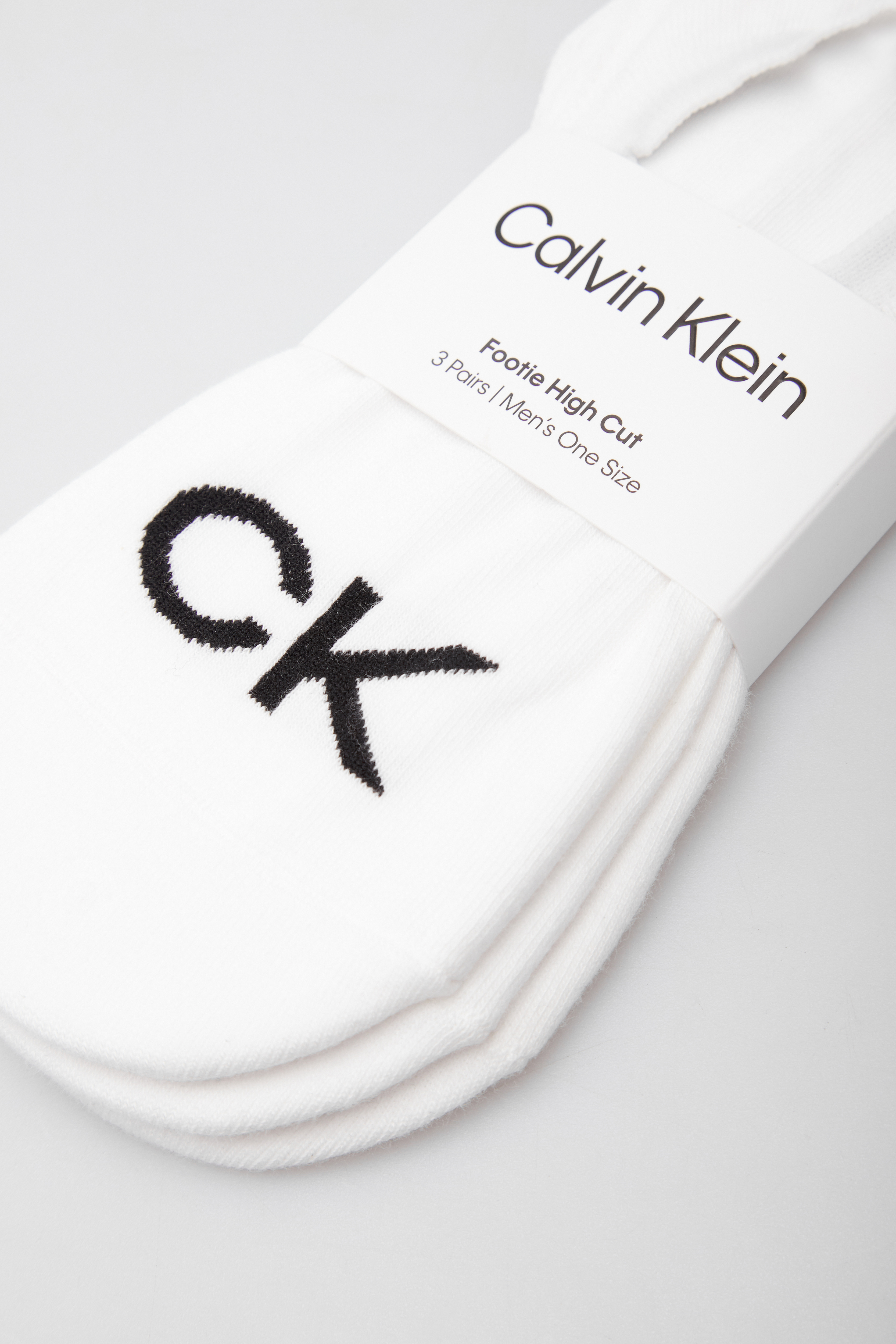 Следы CK MEN FOOTIE HIGH CUT 3P LOGO 5