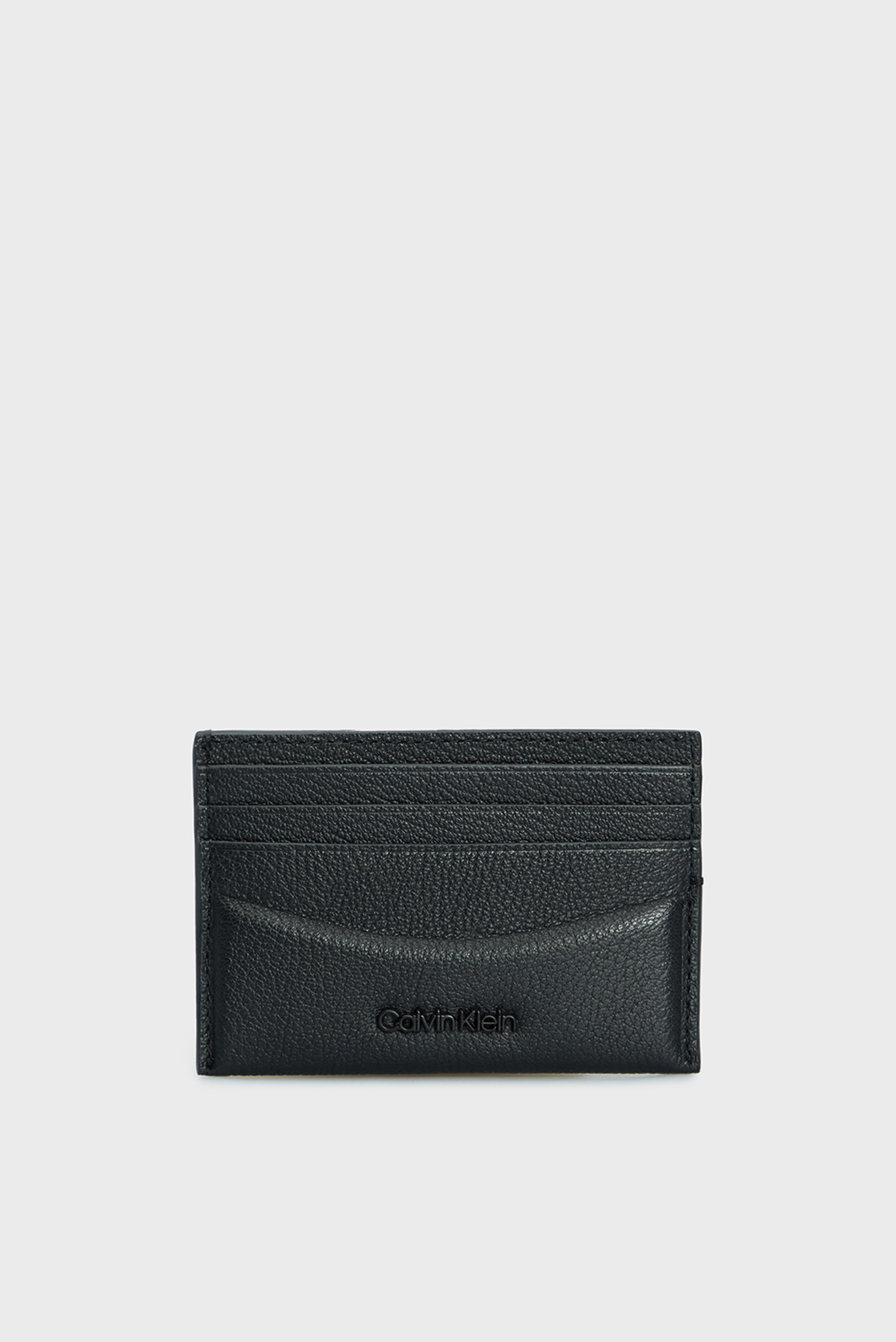 Мужской черный кожаный кардхолдер MINIMAL FOCUS CARDHOLDER 6CC 1