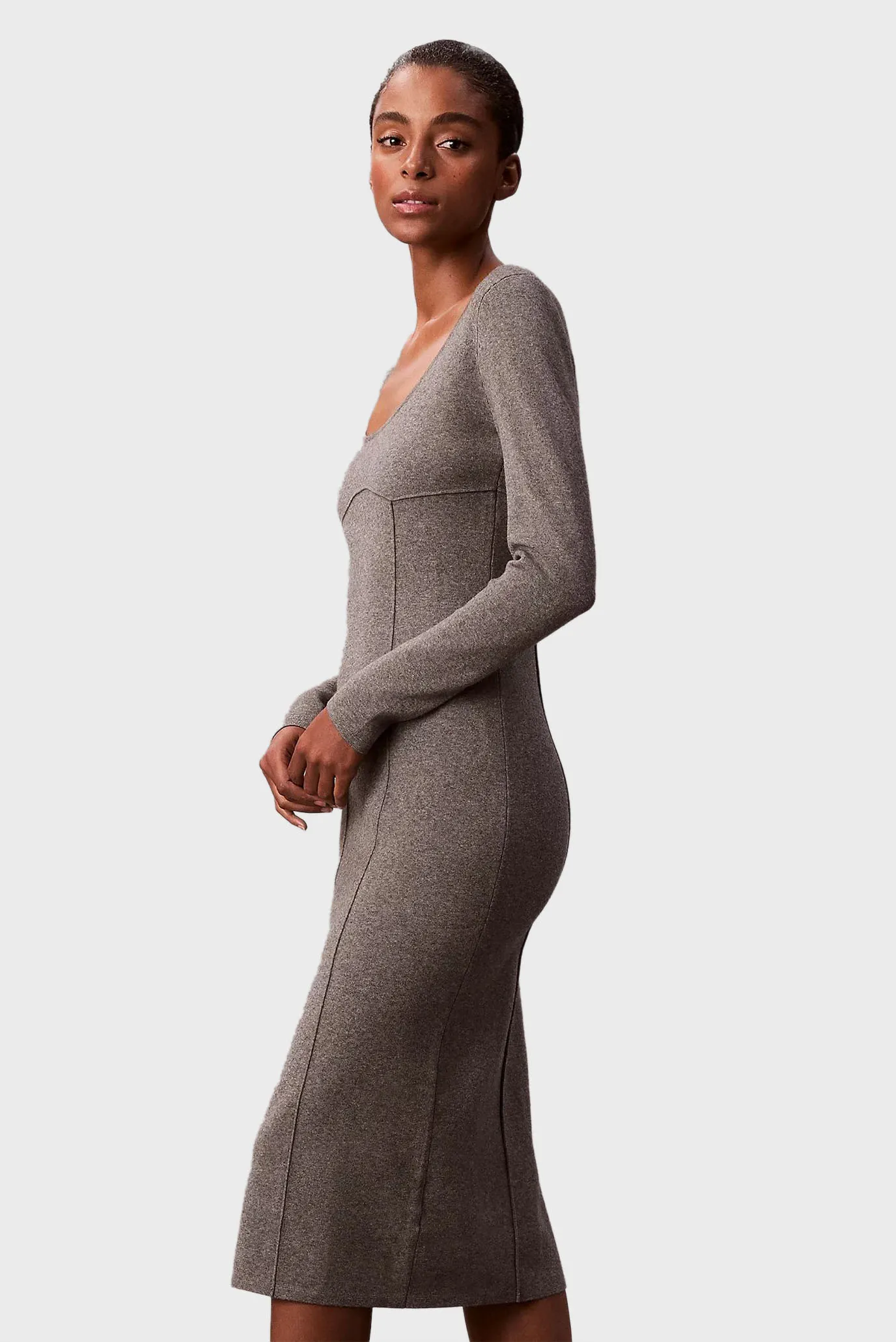 Платье HALF MILANO LS MIDI DRESS 5