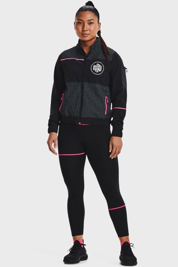 Женская черная ветровка UA Run Anywhere STORM Jacket