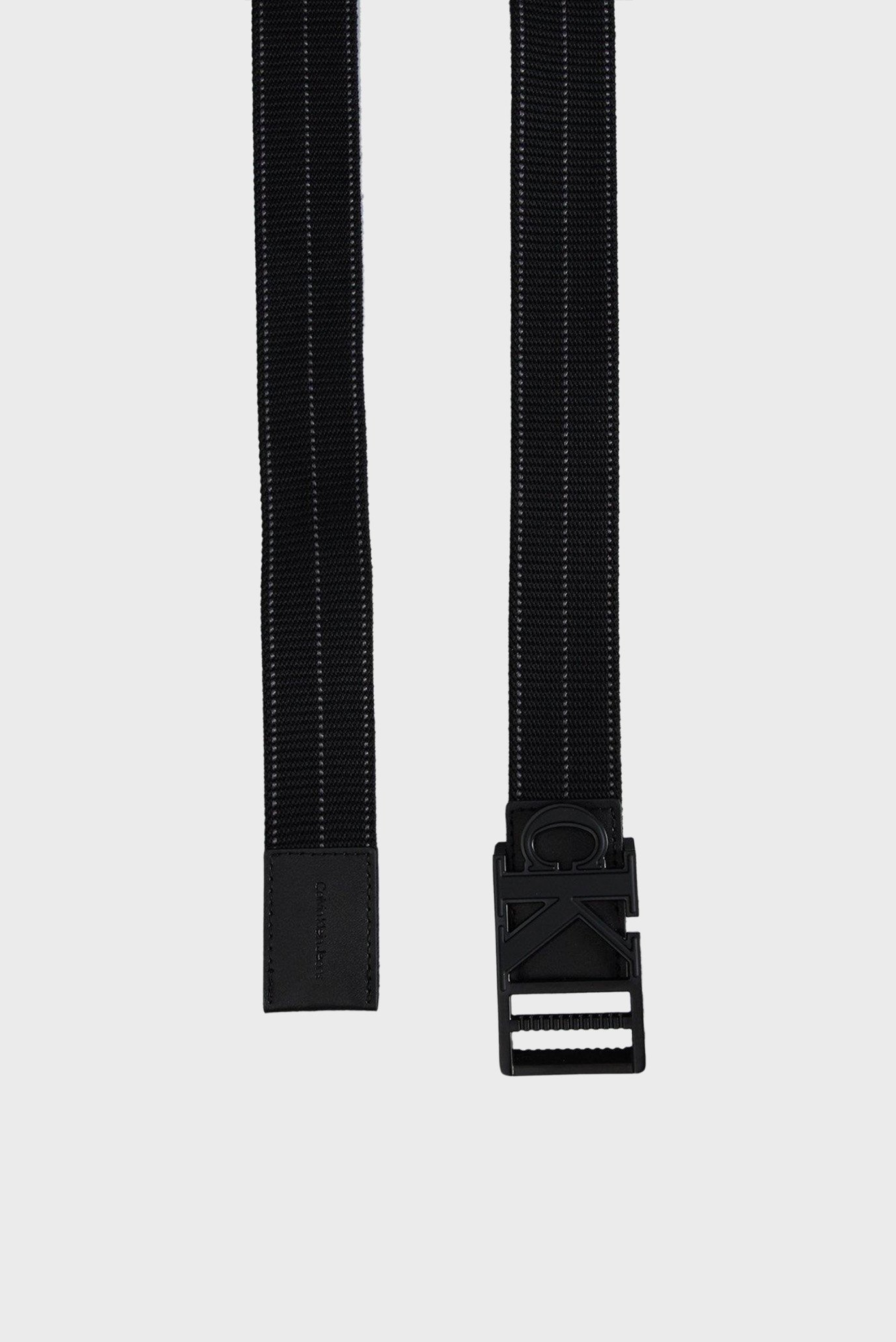 Мужской черный ремень MONO SLIDER WEBBING BELT35MM 3