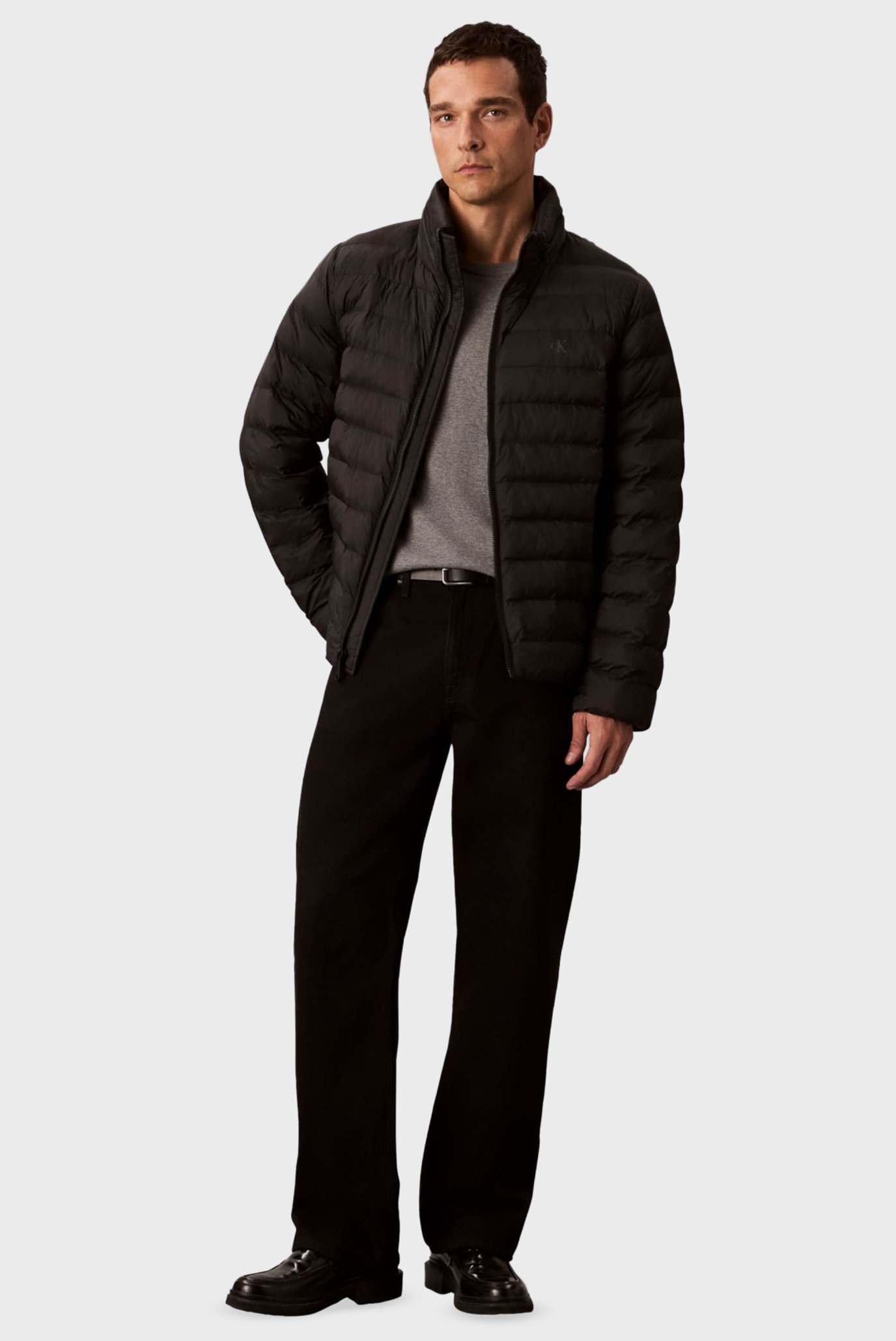 Куртка демисезонная LS NYLON LT WT HOODED  FZ PUFFERCalvin Klein Jeans Куртка демисезонная LS NYLON LT WT HOODED  FZ PUFFER 2