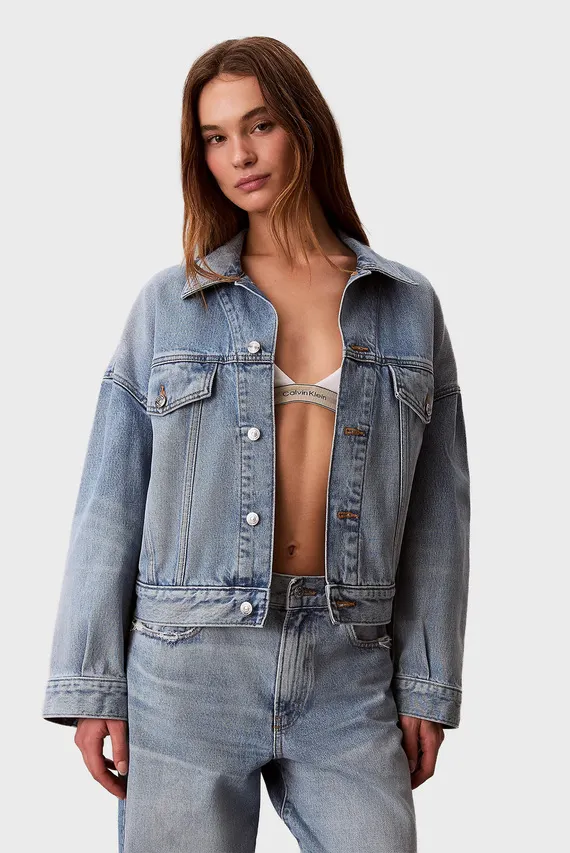 Куртка джинсовая RELAXED TRUCKER VINTAGE MOSS Calvin Klein Jeans
