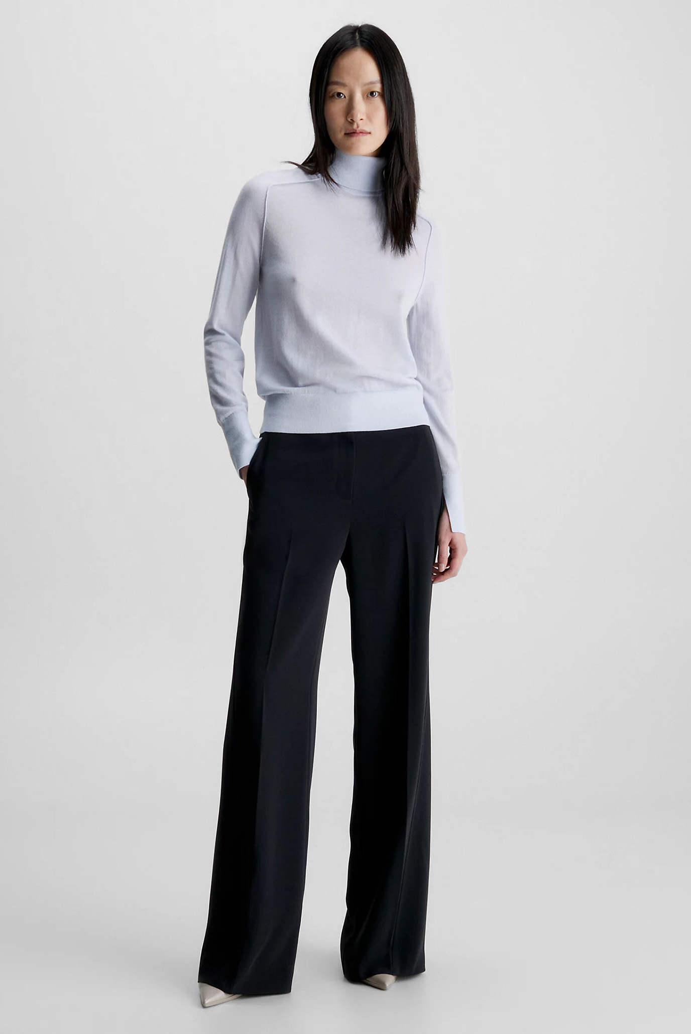 Гольф EXTRA FINE WOOL ROLL-NK SWEATER 2