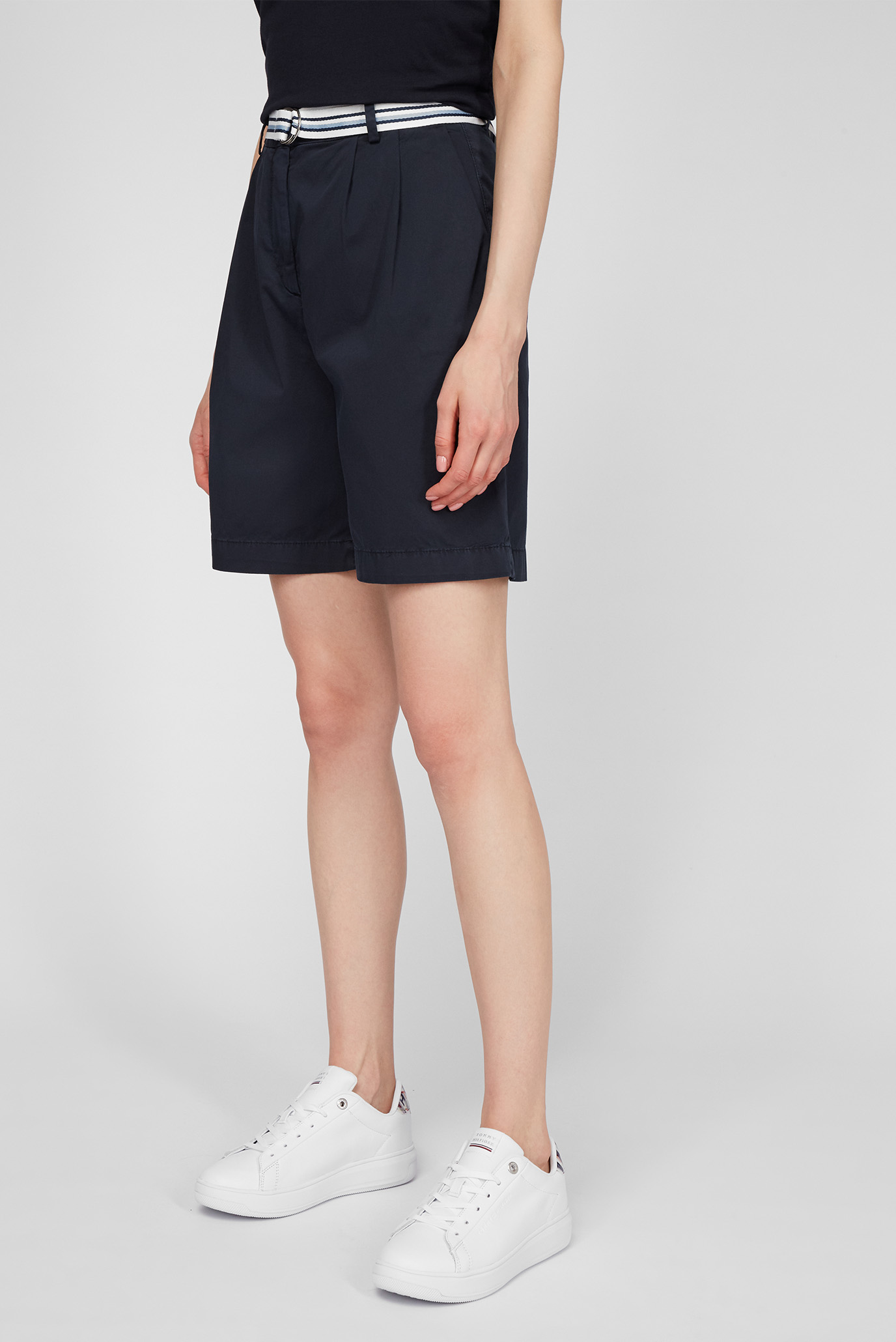 Женские синие шорты COTTON MODERN CHINO 8