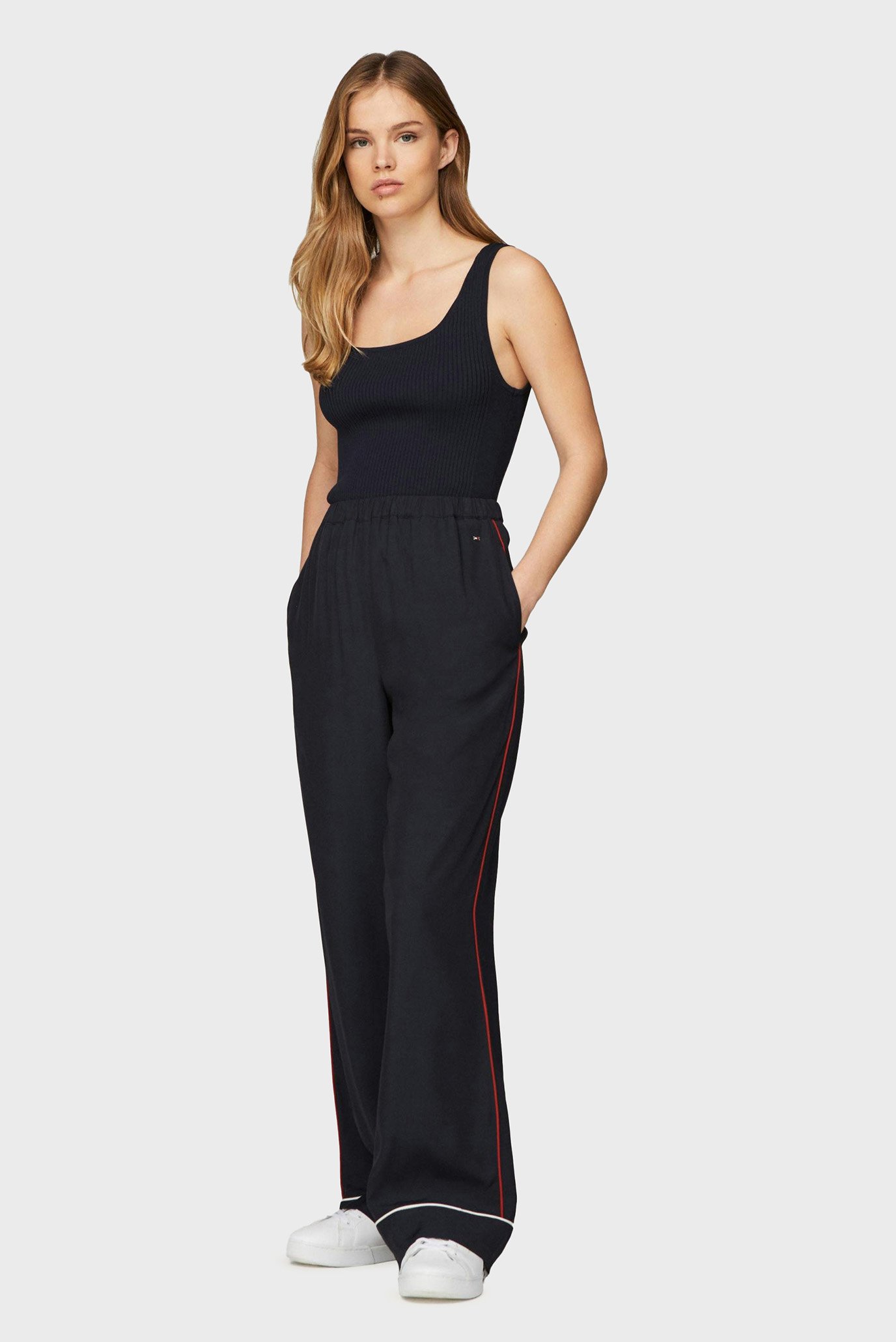 Женские темно-синие брюки RWB PIPING PJ 2