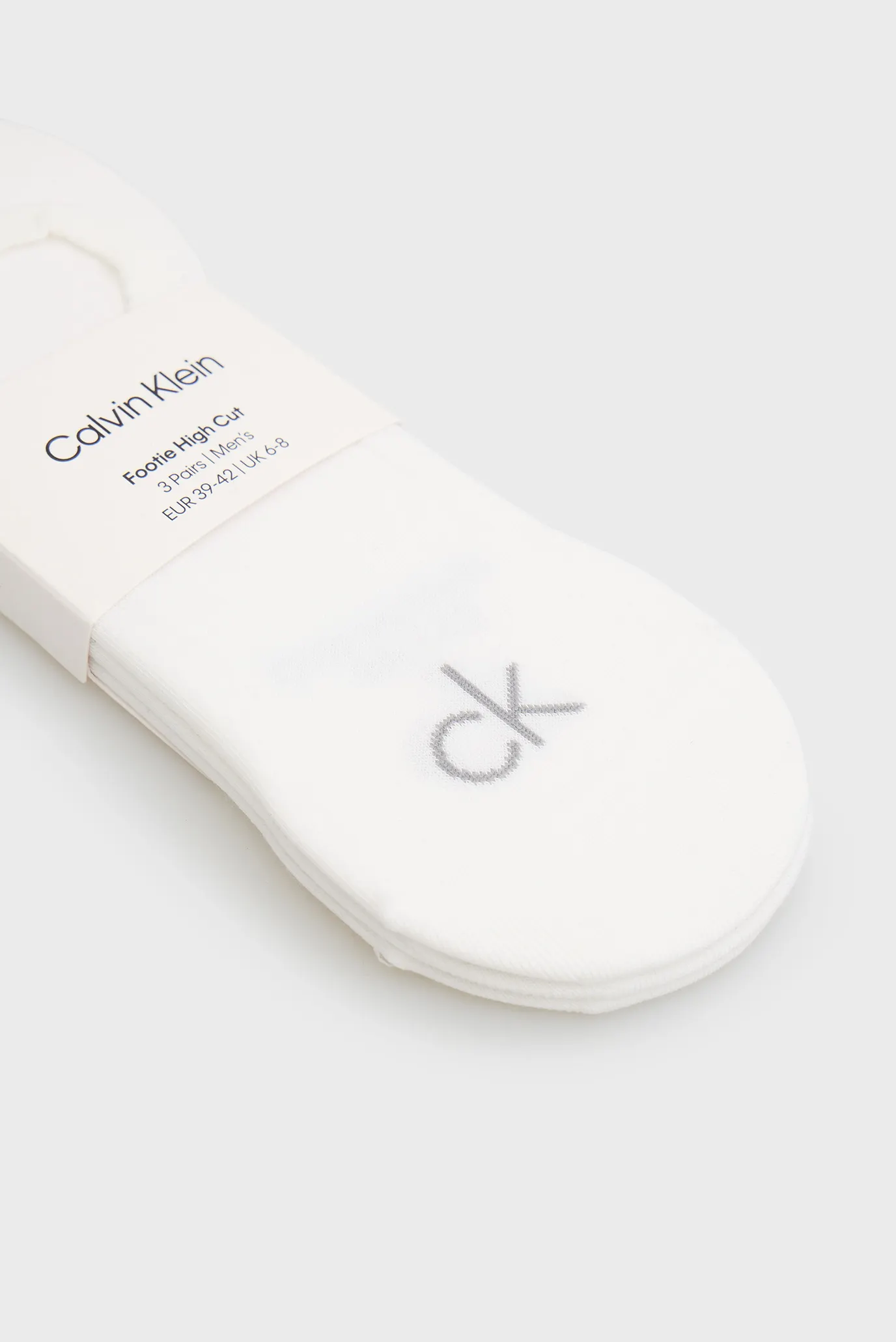 Следы CK MEN FOOTIE HIGH CUT 3P 2