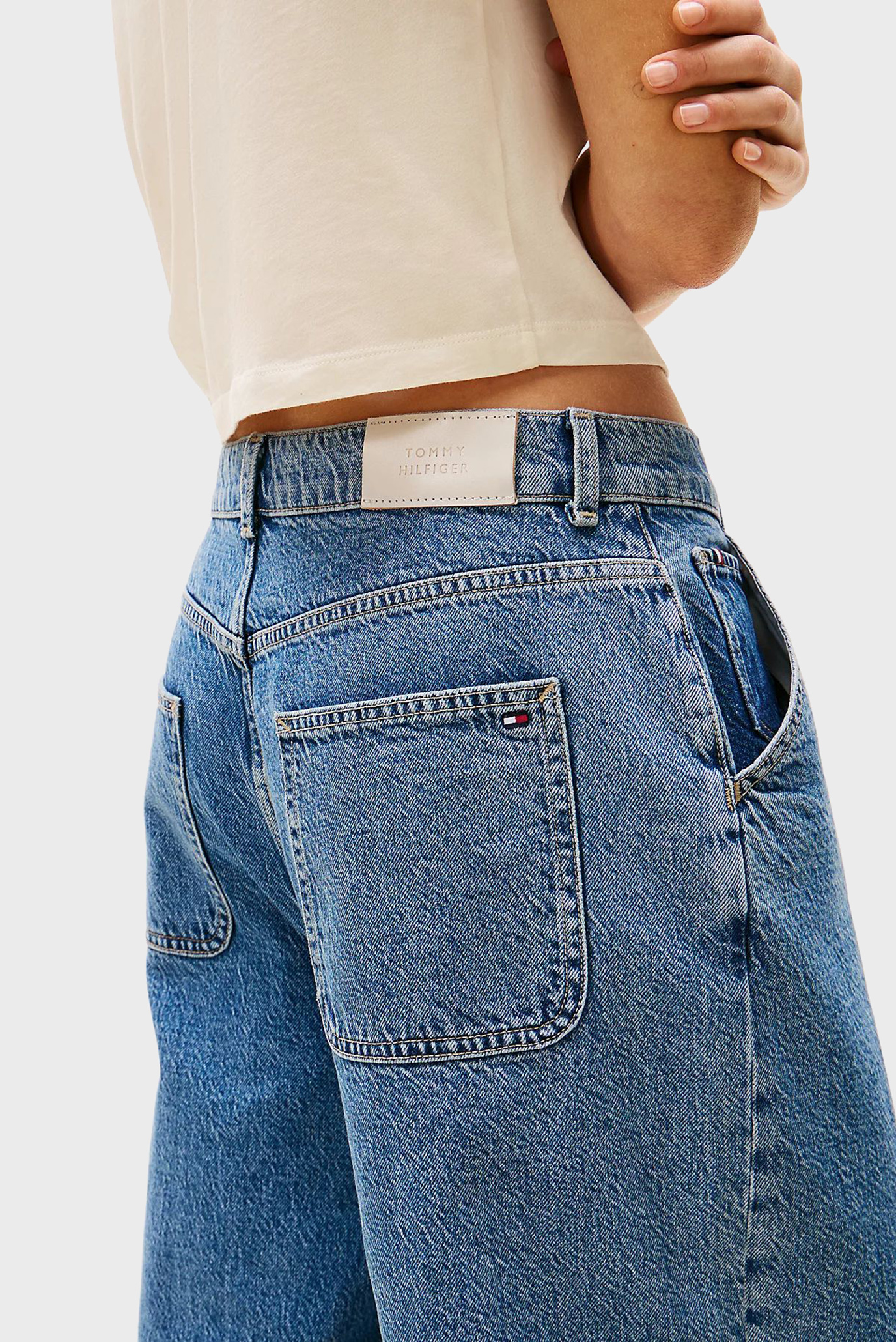 Женские синие джинсы TH X SRG DENIM PANTS 4