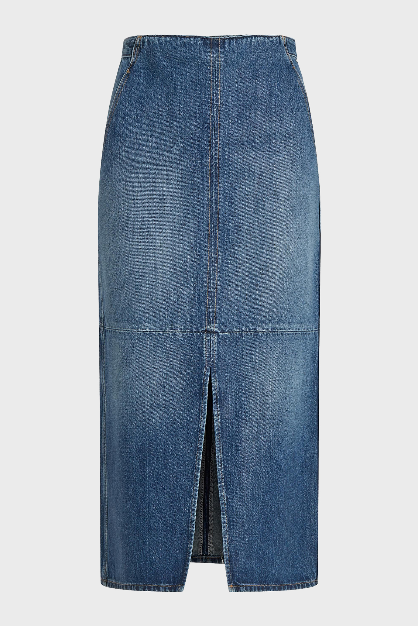 Женская синяя джинсовая юбка DNM MIDI SKIRT HW BETH CTD 4