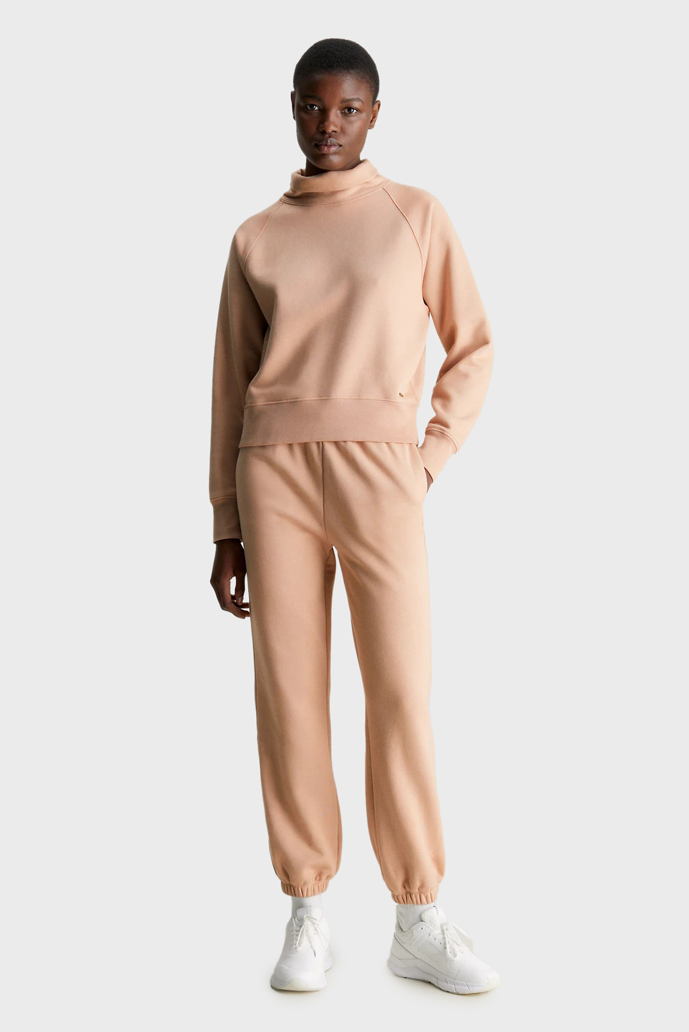 Женские бежевые спортивные брюки RELAXED FLEECE JOGGER 3