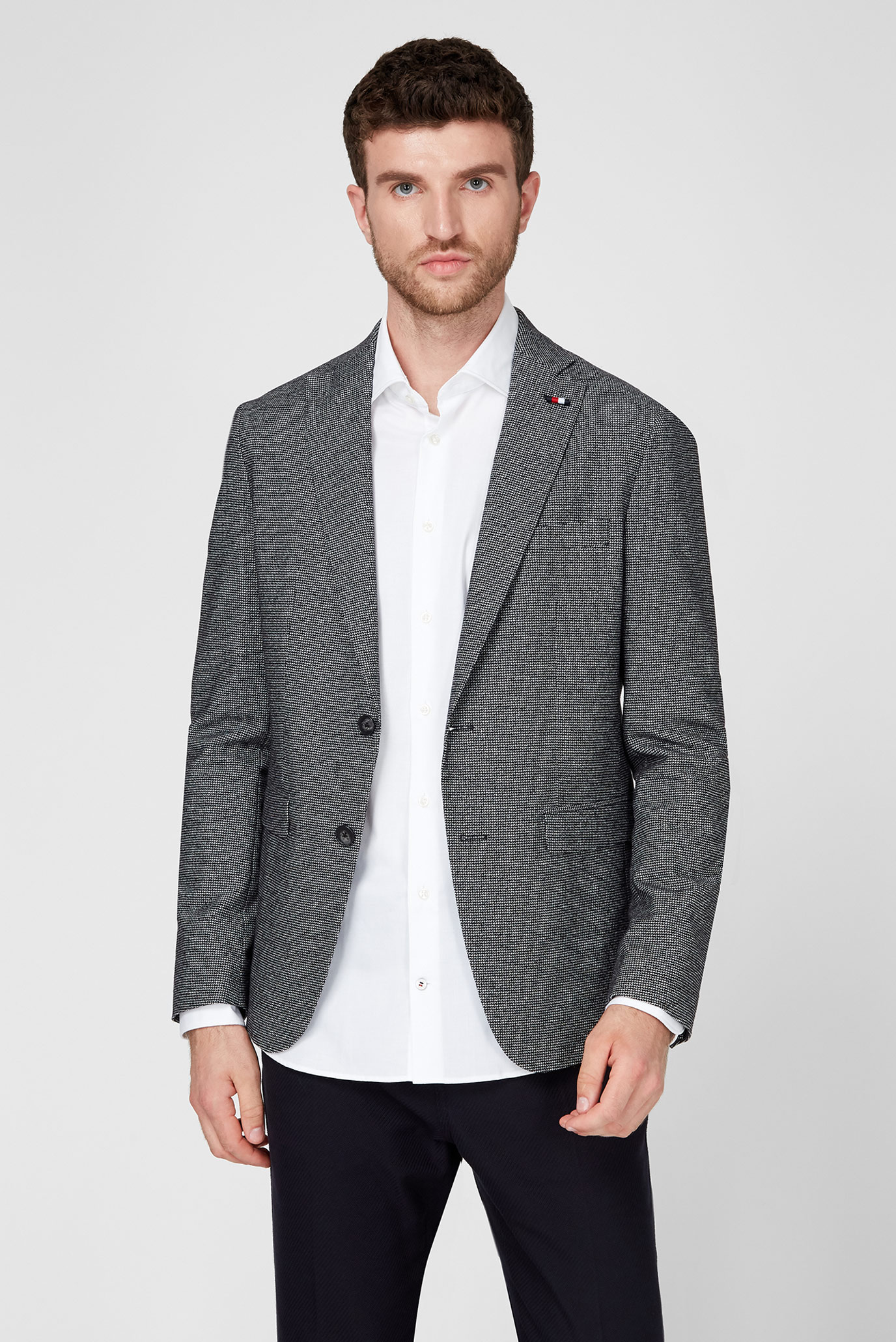 Мужской серый пиджак FKS SLIM FIT LAPEL 6