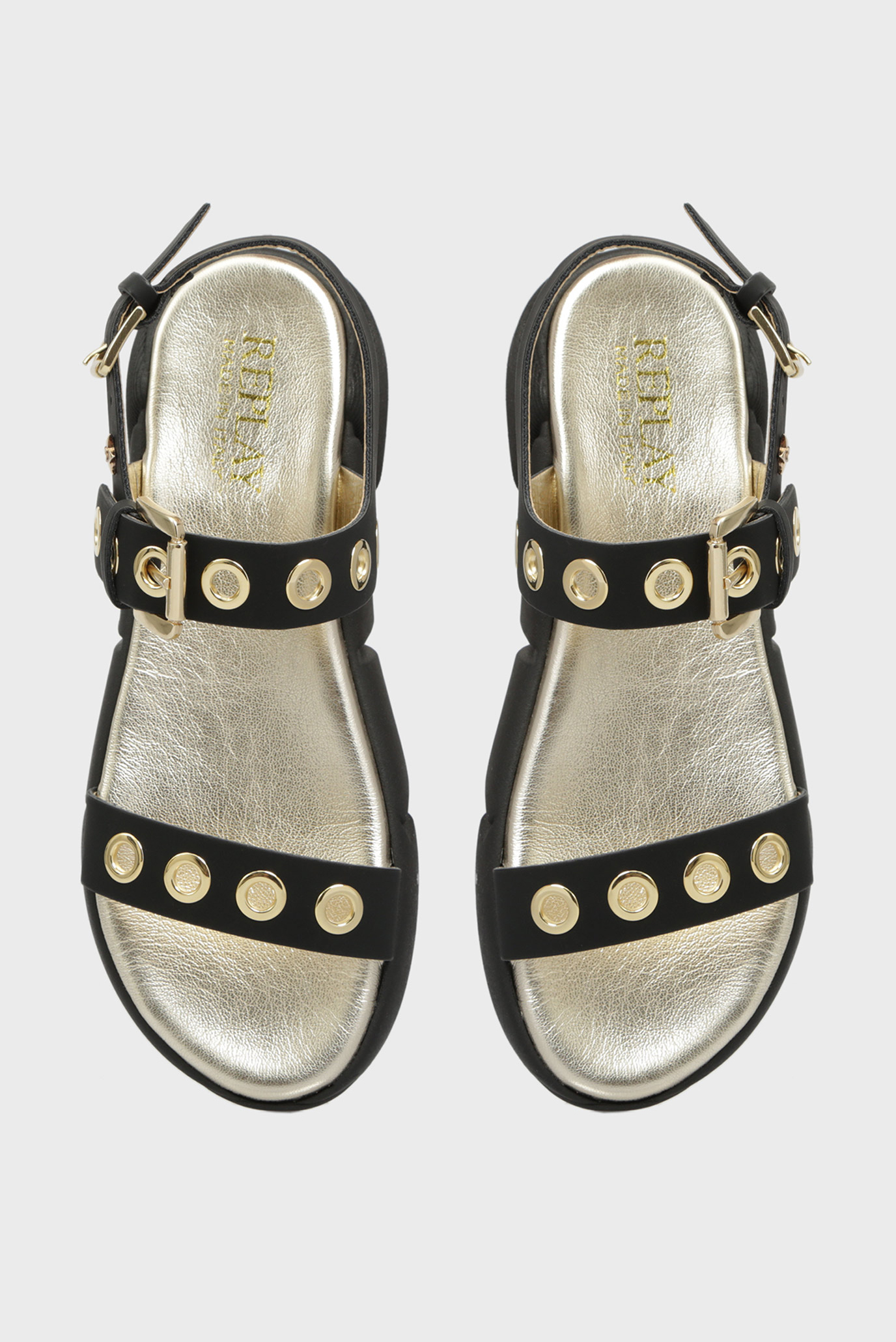 Женские черные сандалии CLAR 8