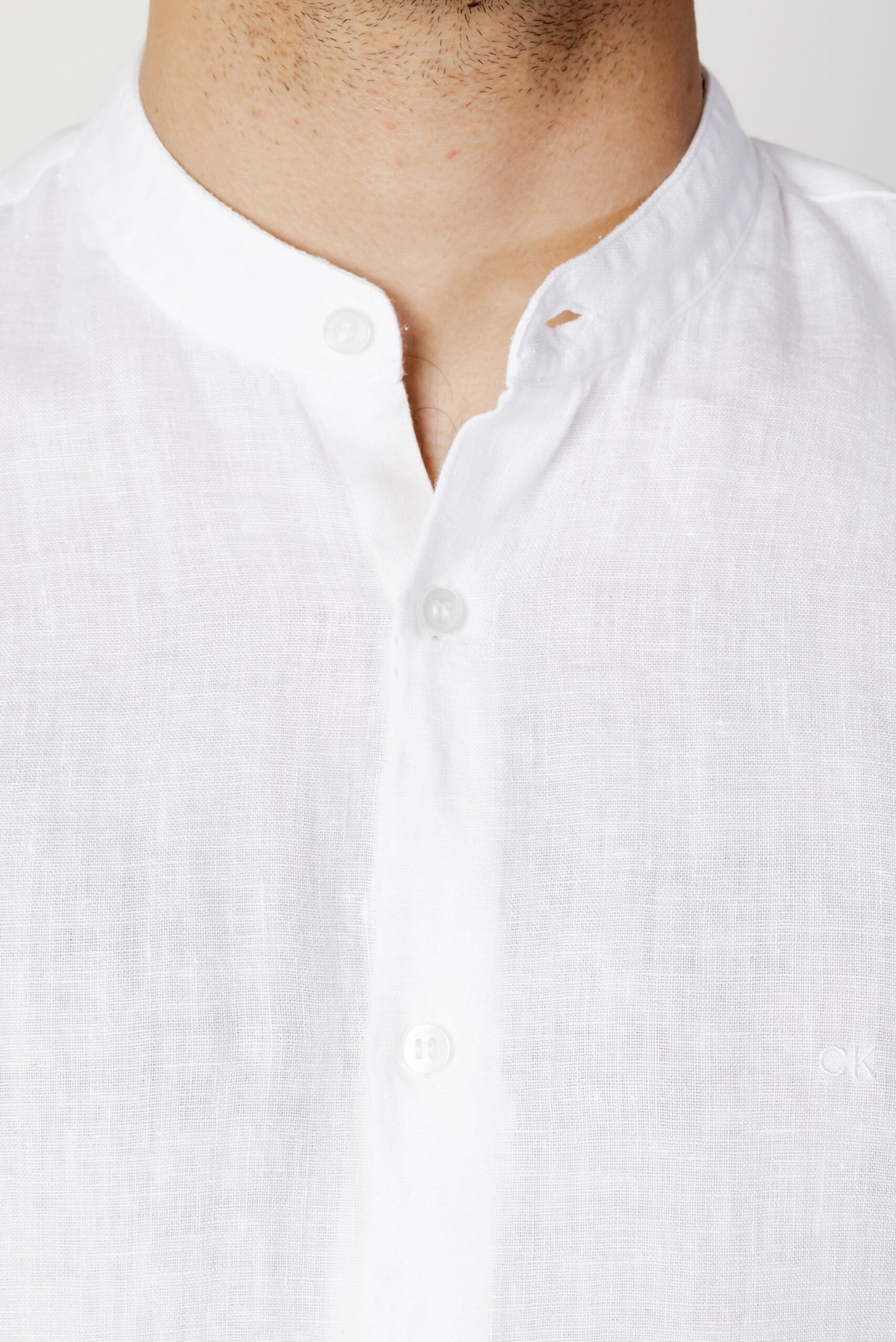 Рубашка LINEN STANDUP COLLAR SLIM SHIRT 3