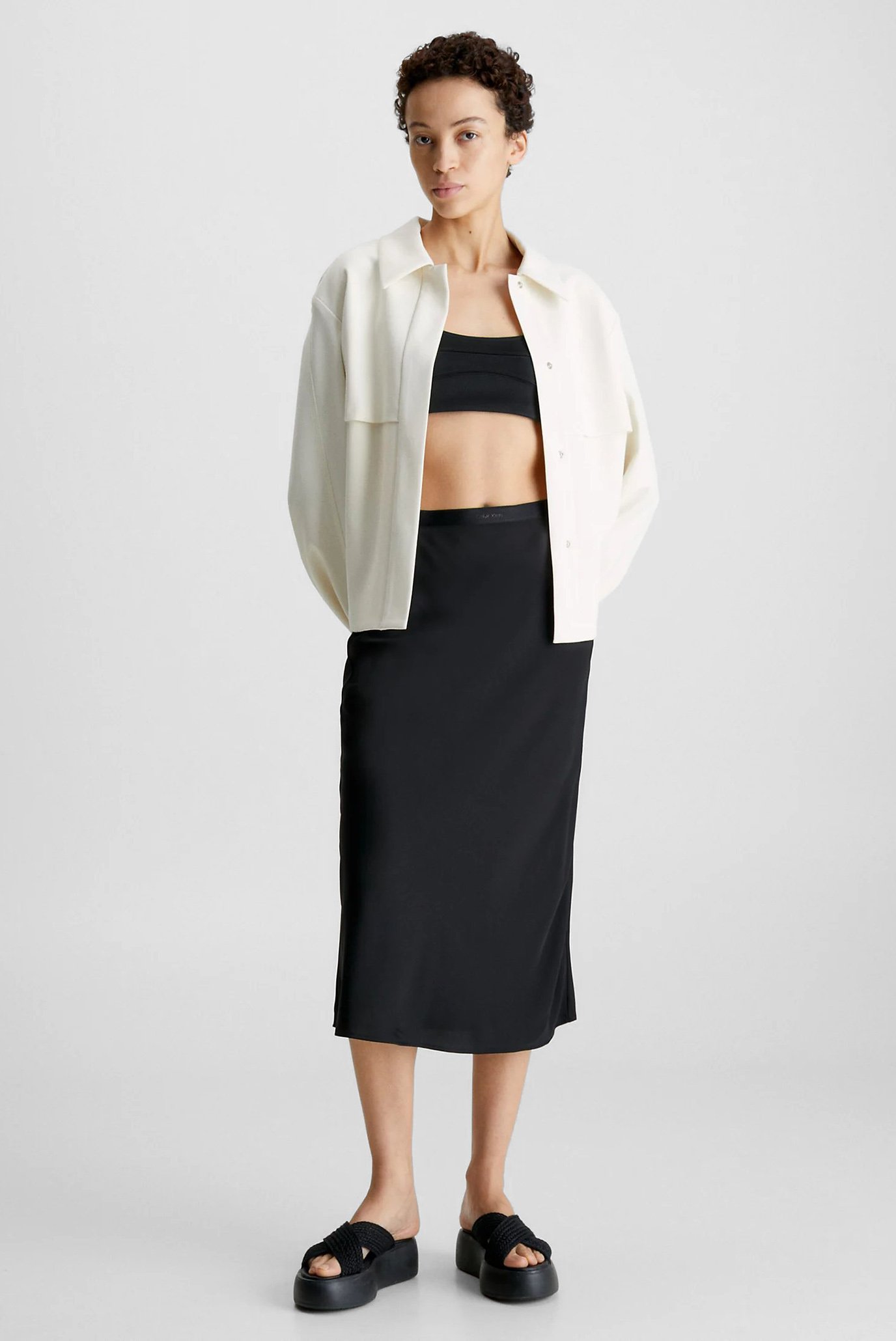 Юбка RECYCLED CDC BIAS CUT MIDI SKIRTCalvin Klein Юбка RECYCLED CDC BIAS CUT MIDI SKIRT 8