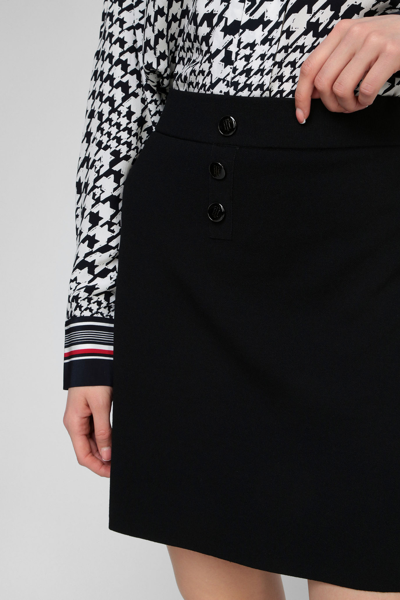 Женская черная юбка REGULAR 5