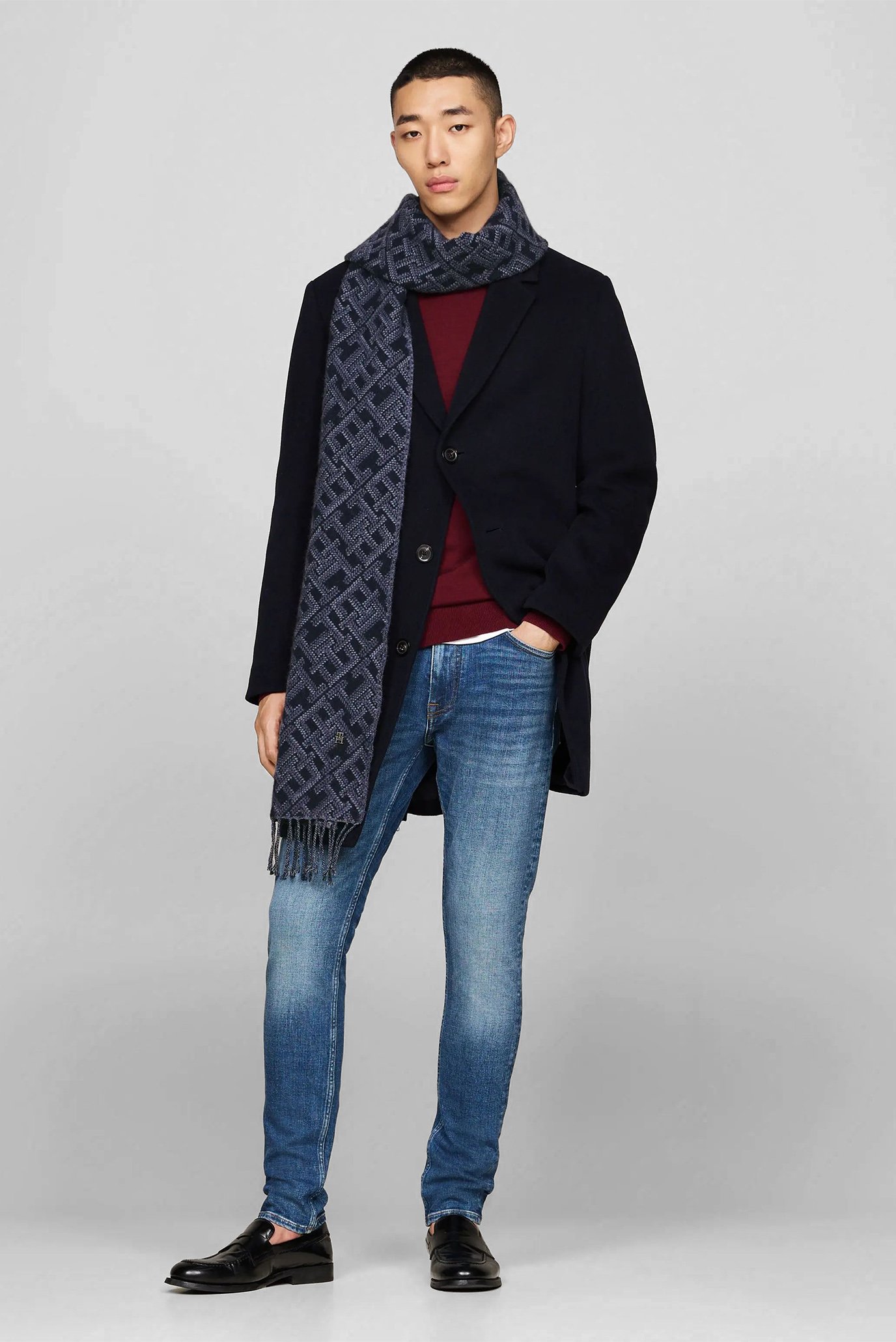 Шарф TH MONOGRAM AOP SCARF 2