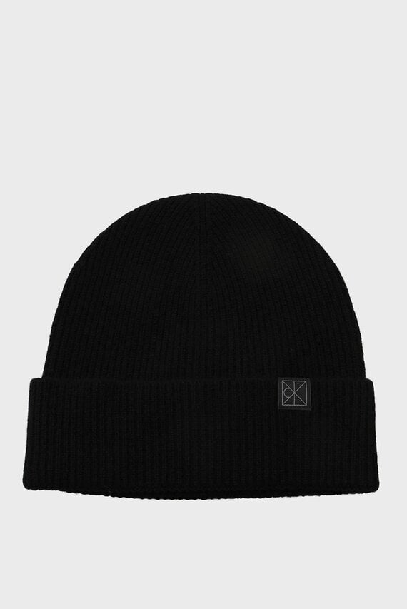 Шапка EMBLEM CASHMERE BEANIE Calvin Klein